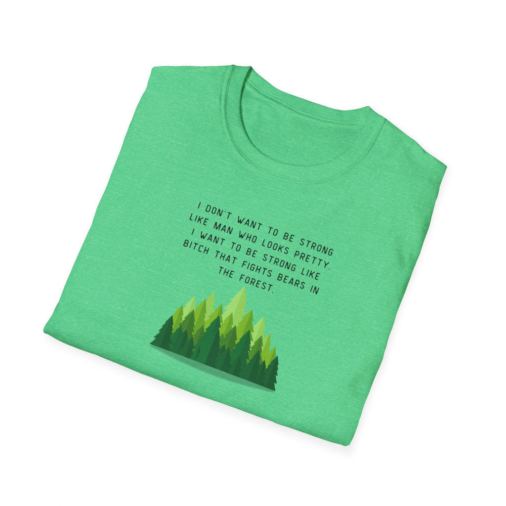 Women's Soft Relaxed Tee - Strong Women - bear