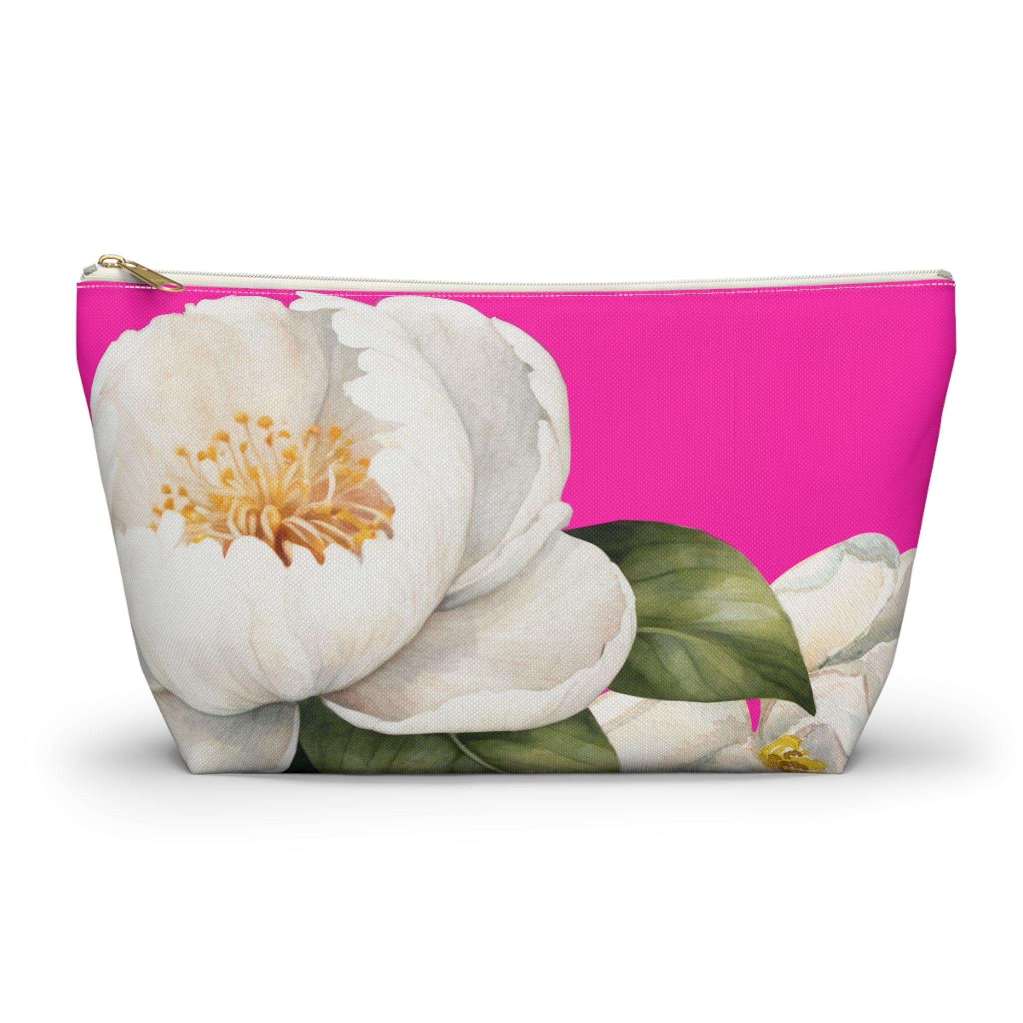 Accessory Pouch w T-bottom - Pink Magnolia