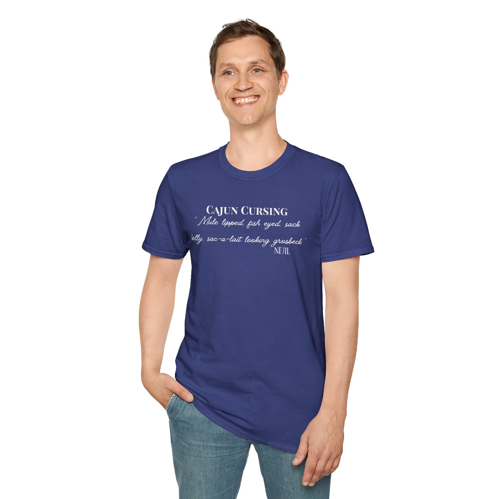Men's Soft Tee - Relaxed Fit - Cajun Cursing