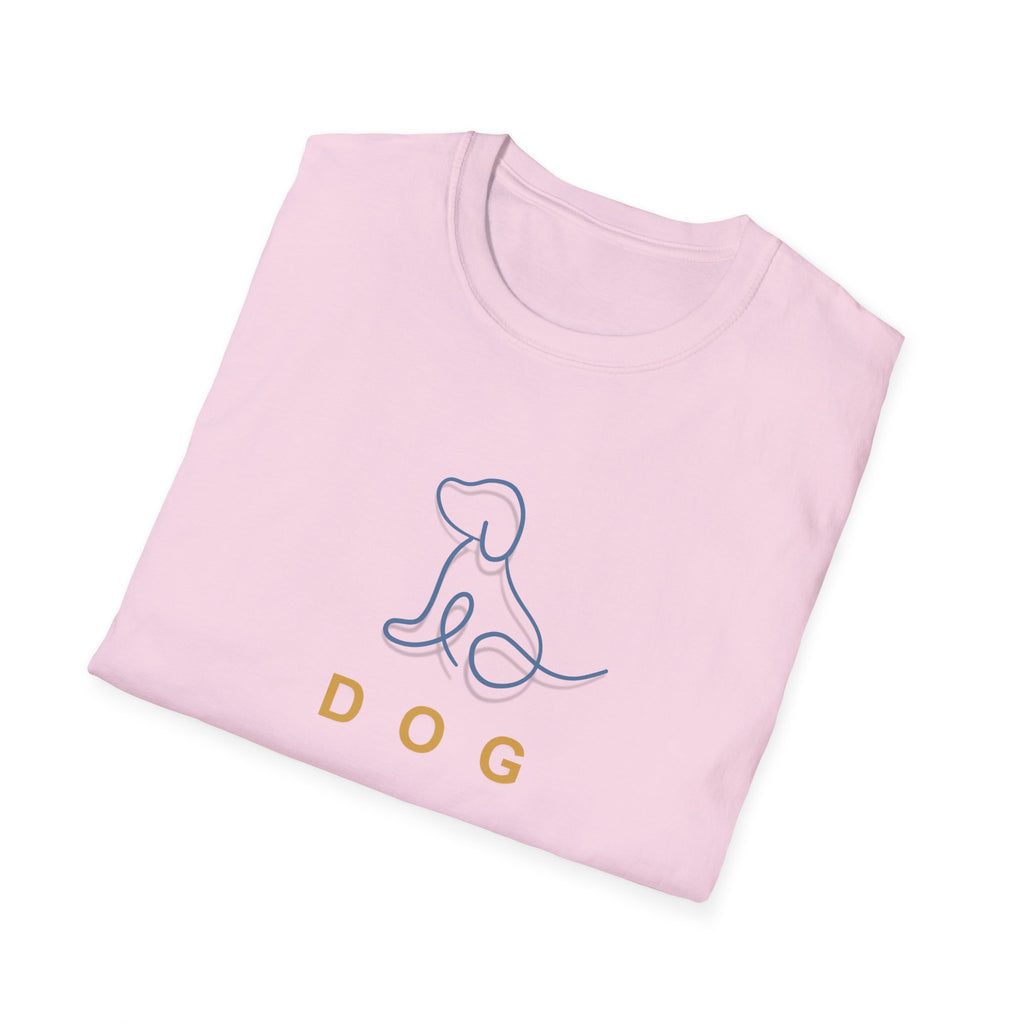 Men and Women Dog Soft Relaxed T Shirt