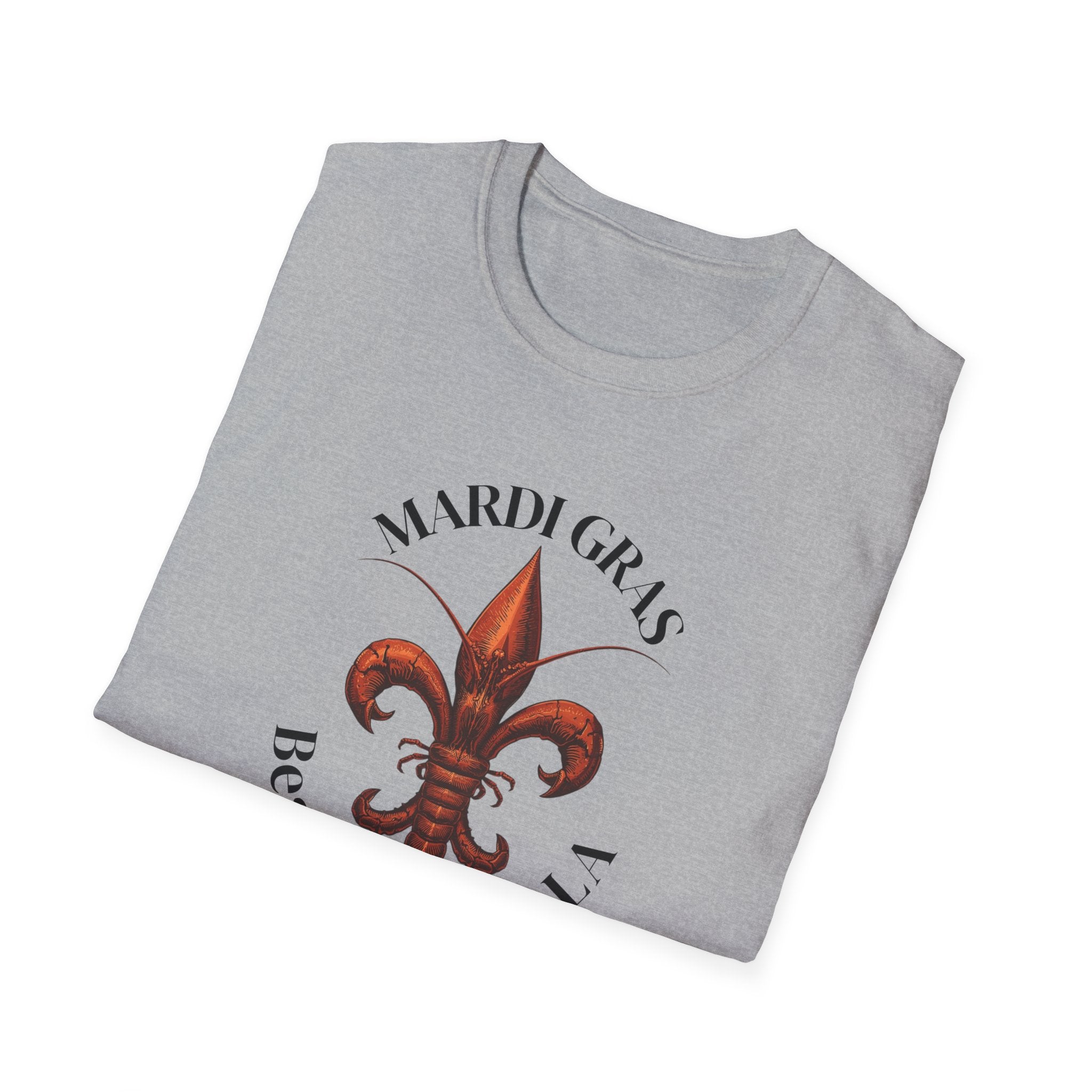 relaxed mens tee - beaux bridge mardi gras