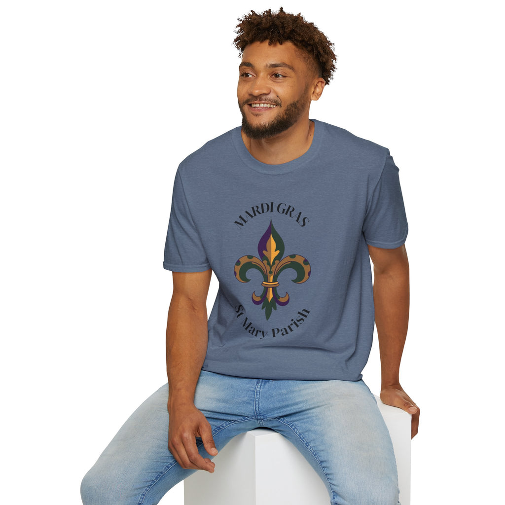 Relaxed Tee Men and Women- Mardi Gras St Mary Parish