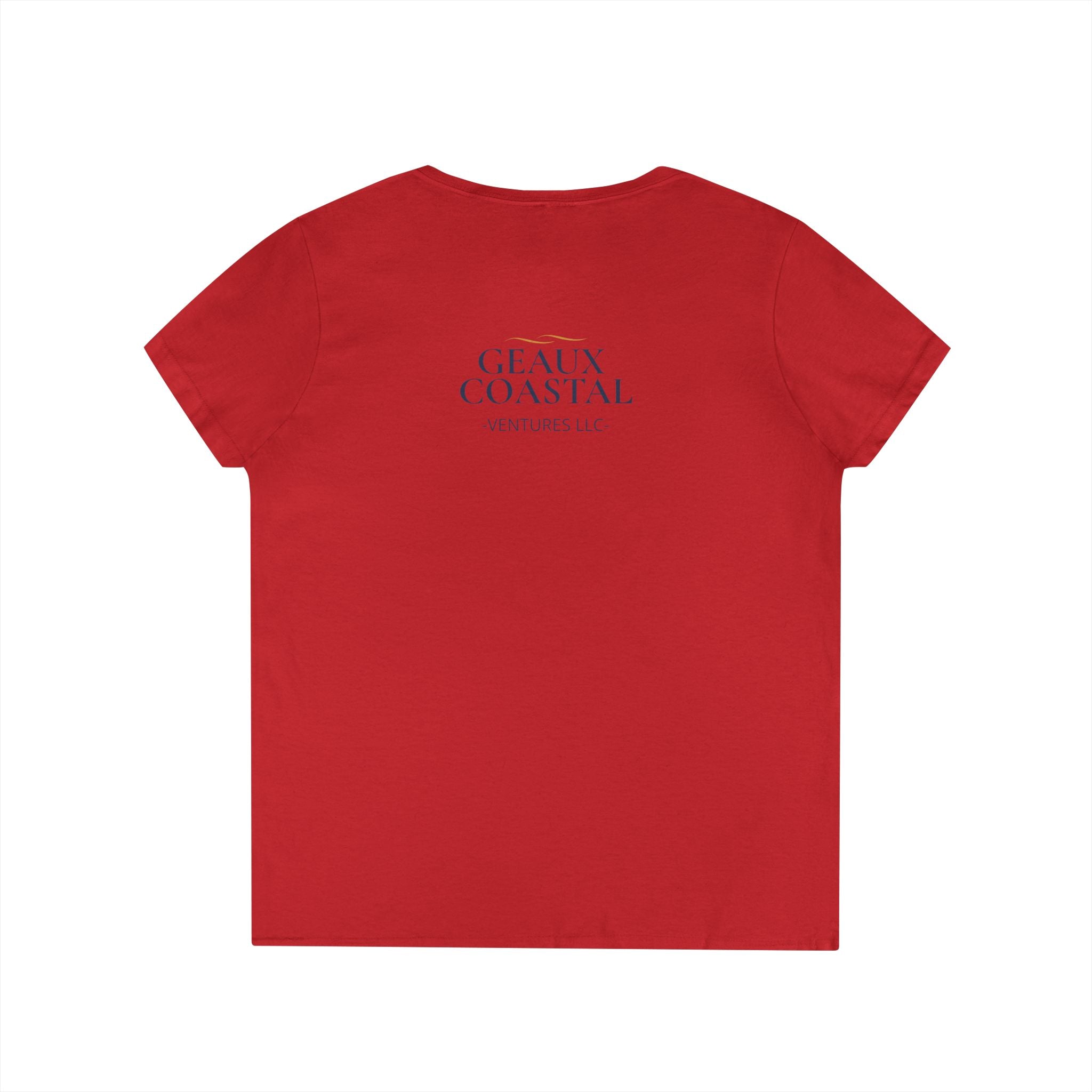 Ladies' V-Neck T-Shirt - Slim Fit - Go Cry About  IT