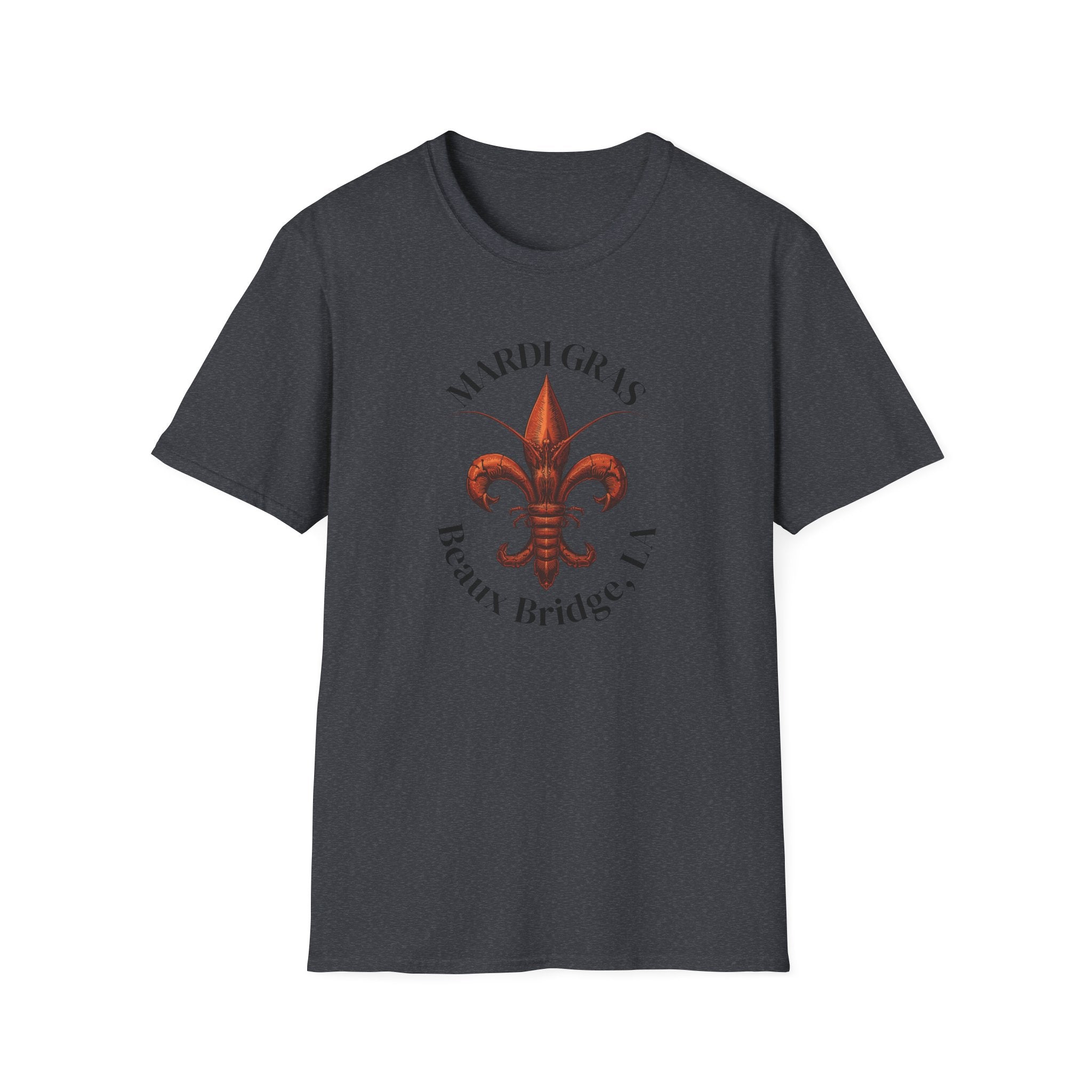 relaxed mens tee - beaux bridge mardi gras