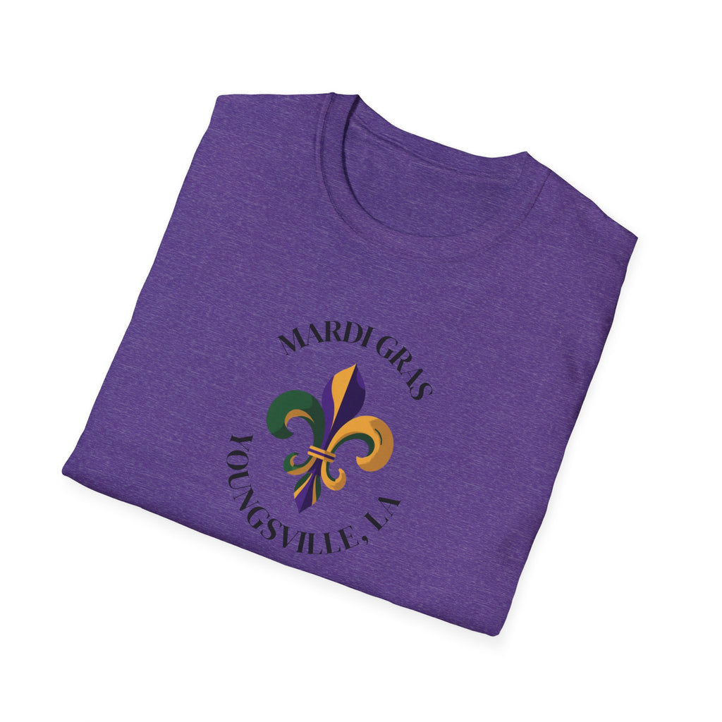 Relaxed Soft T Shirt-  Men and Woman Mardi Gras Youngsville La