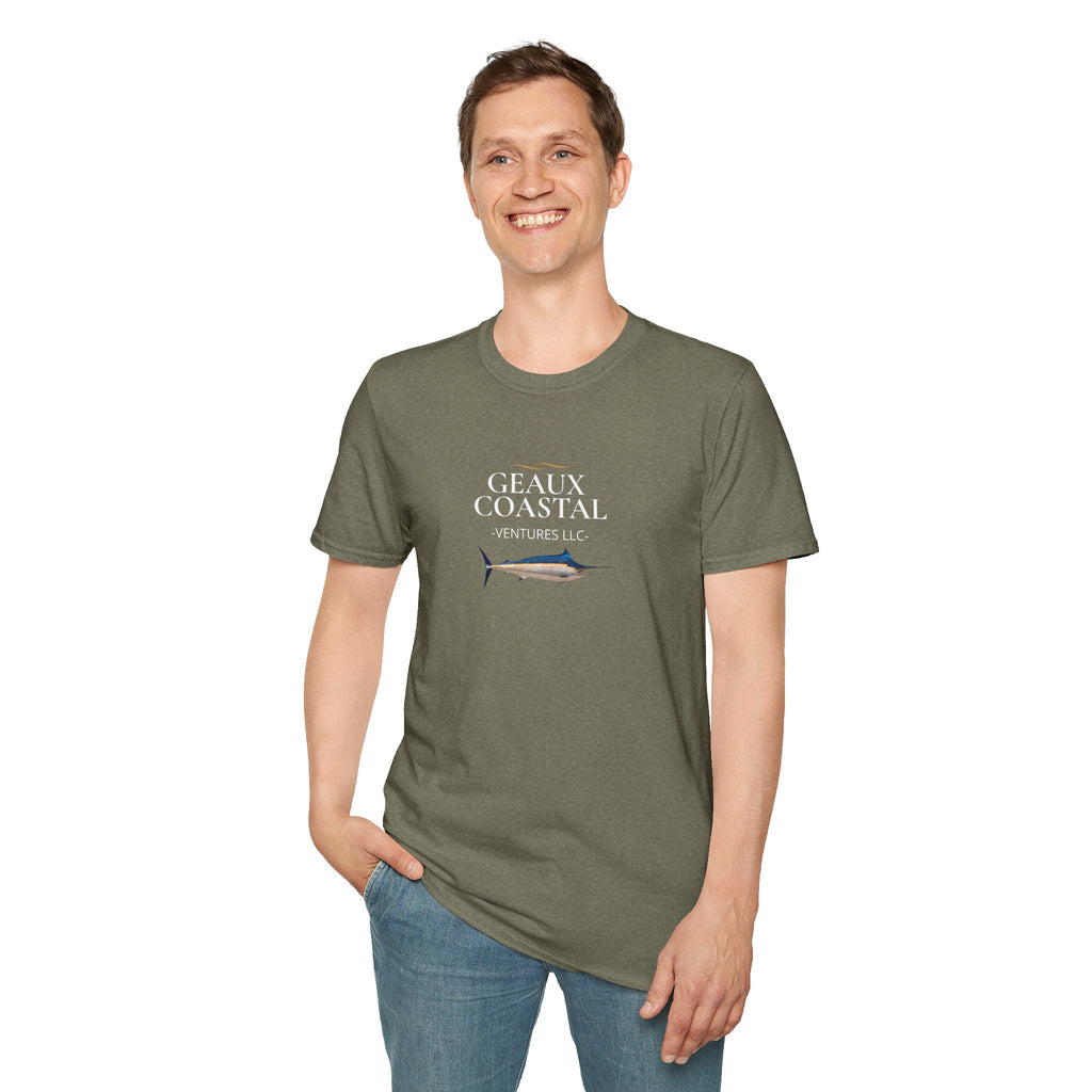 Soft Relaxed Mens Geaux Coastal Marlin Tee