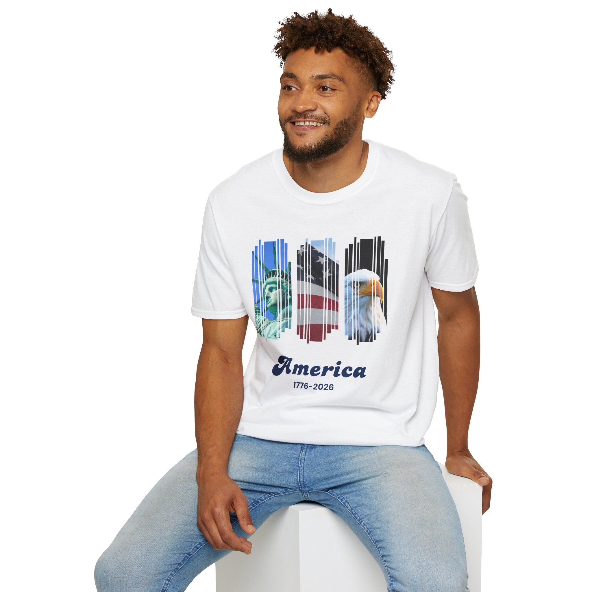 Relaxed Soft Tee - Men and Women - America