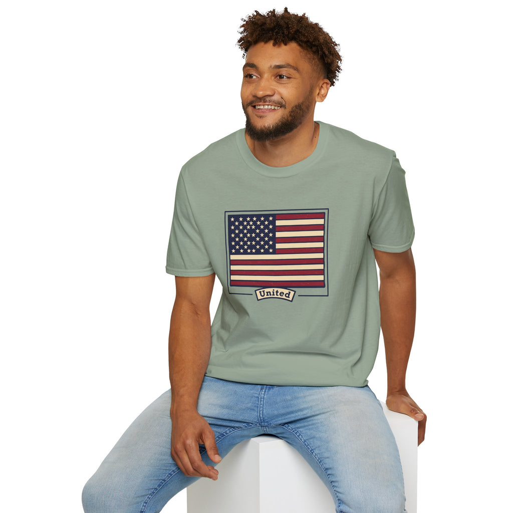 Men and Women - Regular Fit - American Flag and George Washington