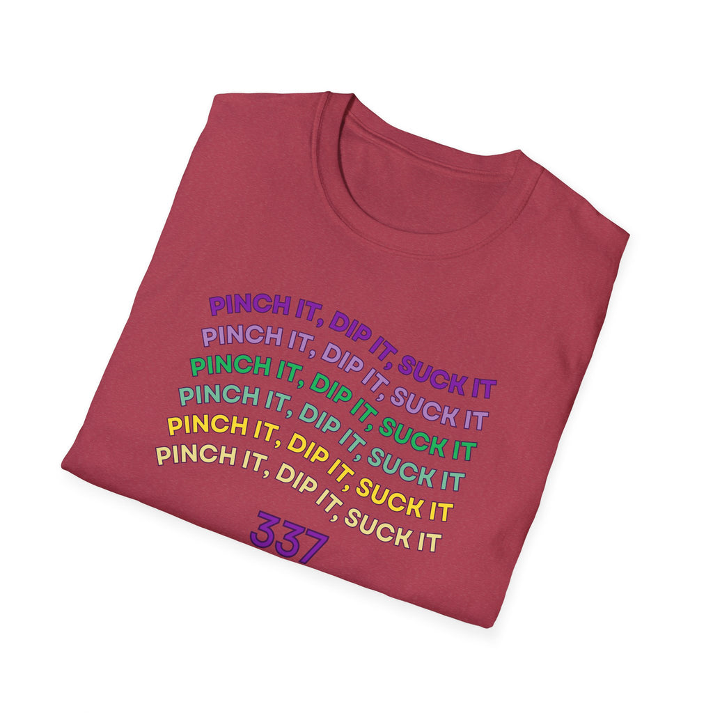 Flexible Soft Tee - (Men & Women) "337" " Mardi Gras"