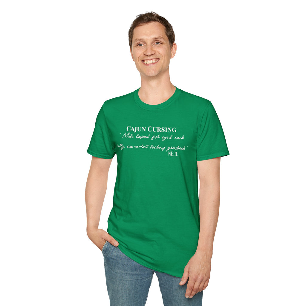 Men's Soft Tee - Relaxed Fit - Cajun Cursing