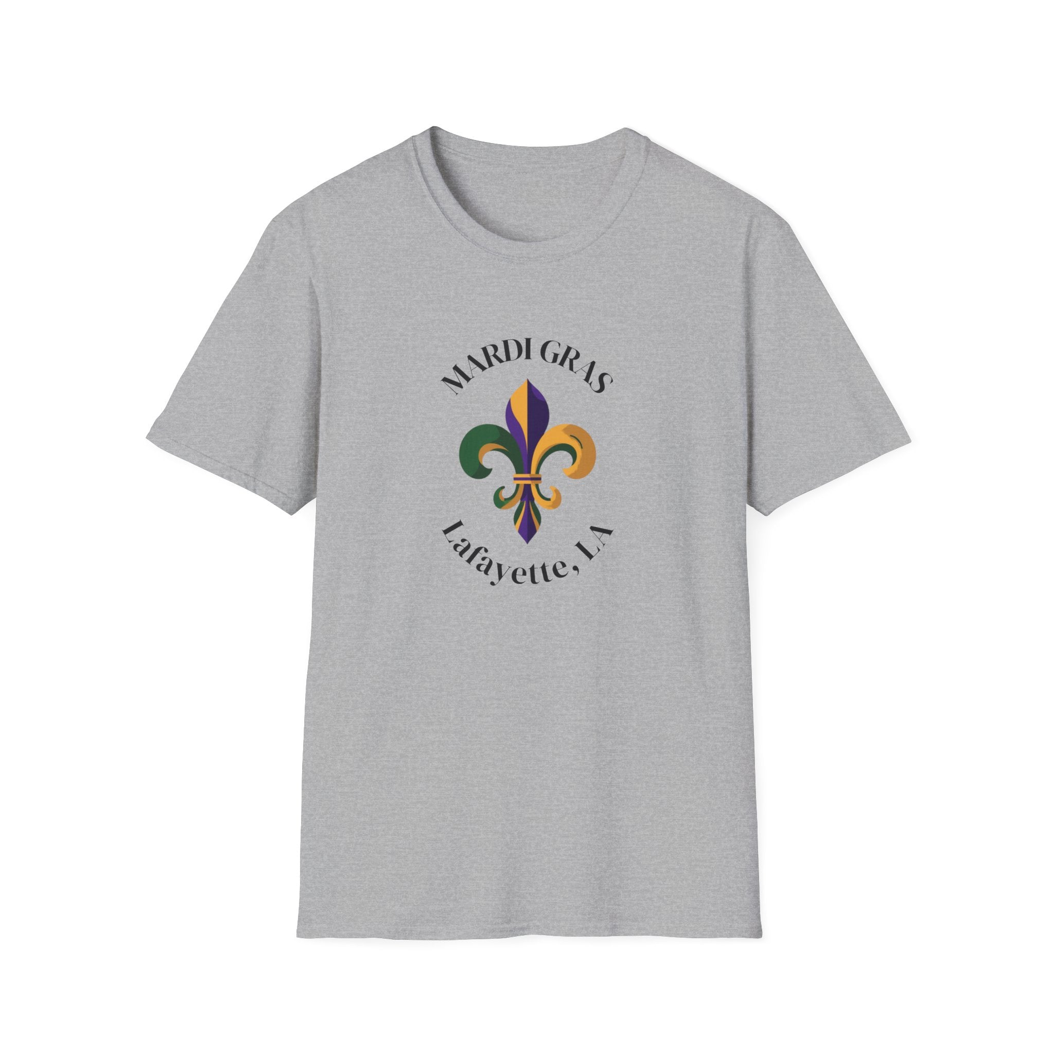 Relaxed Tee Men and Women  Mardi Gras Lafayette La