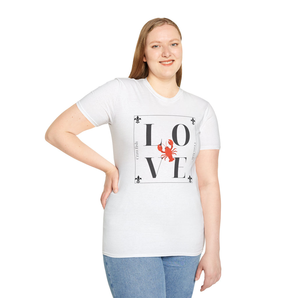 Unisex Soft Relaxed Tee - Crawfish Love (Men & Women)