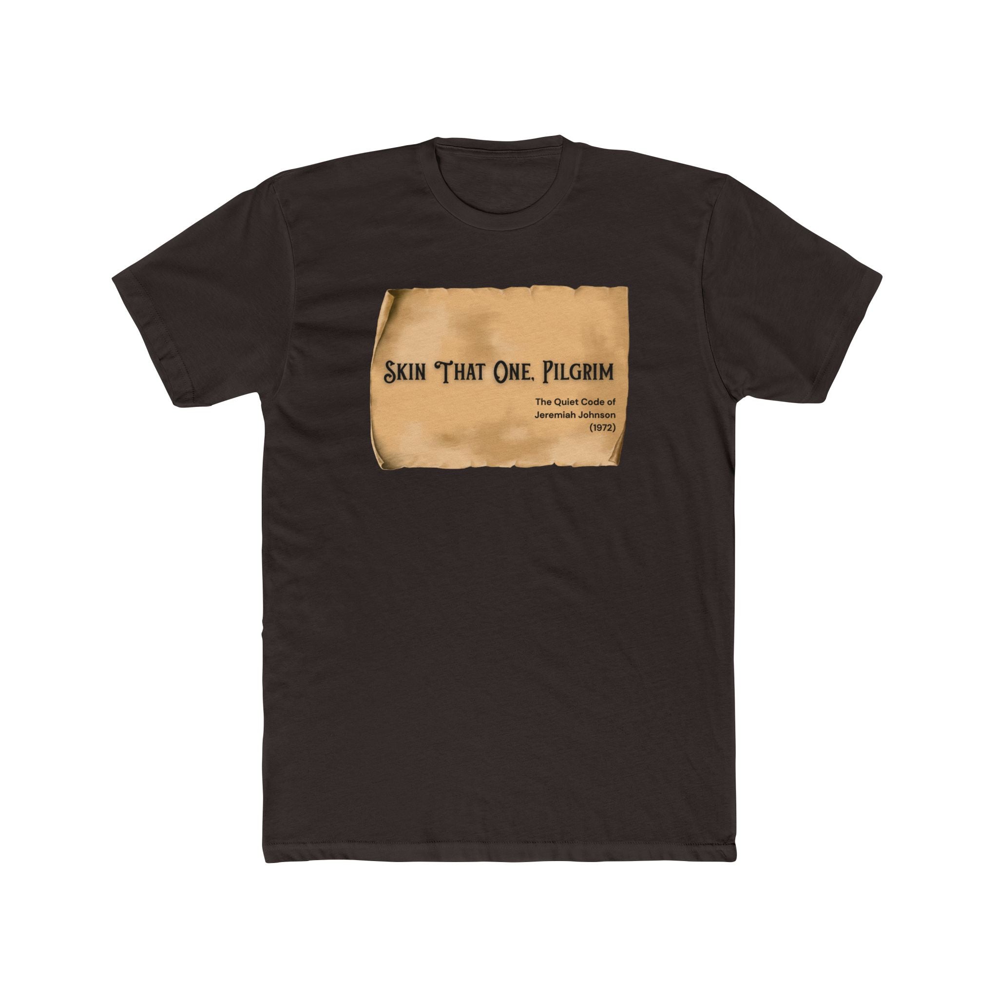 Mens Soft Premium Fitted Tee - Pilgrim Mountain Man