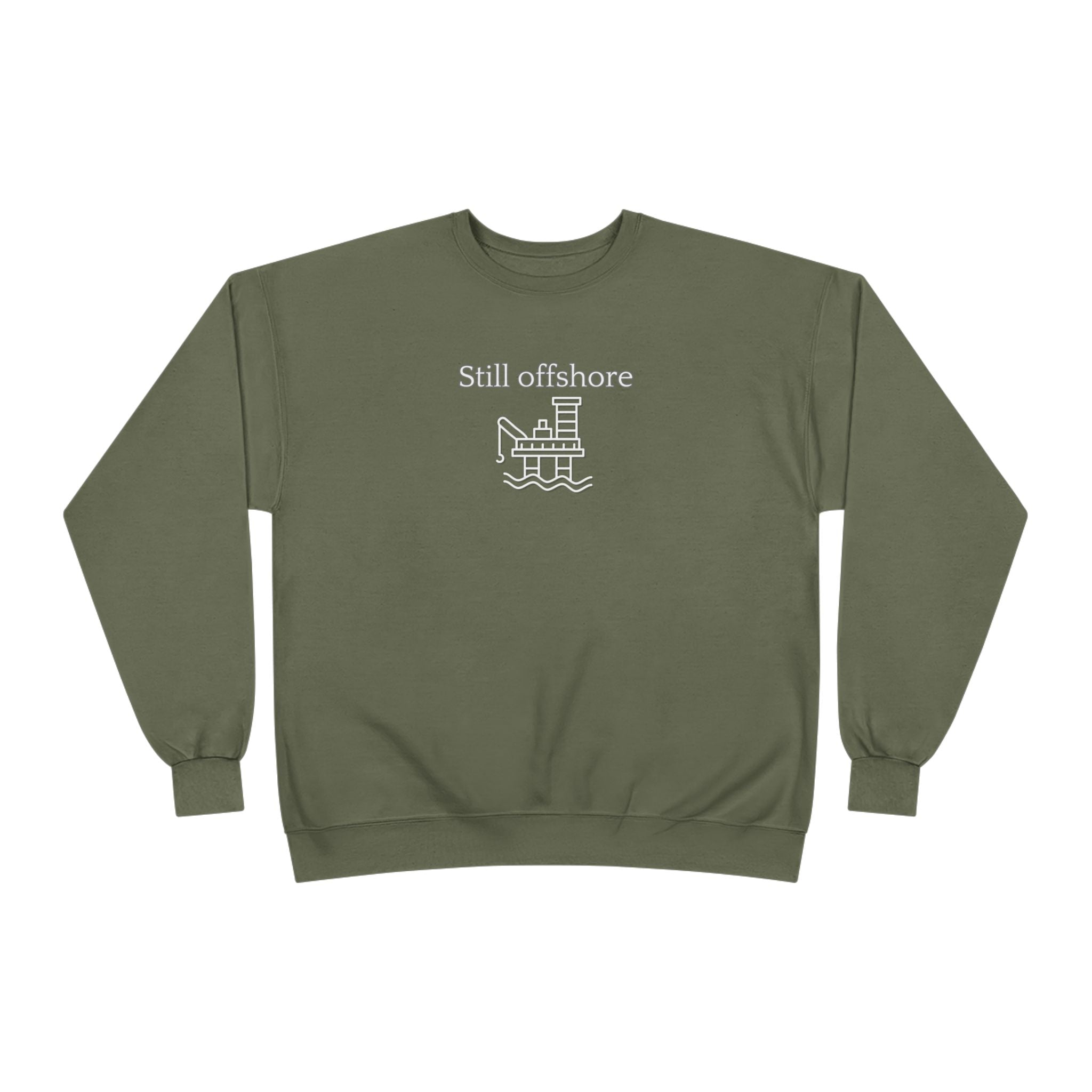 Relaxed Soft Ladies Sweatshirt - He's Offshore - oilfield