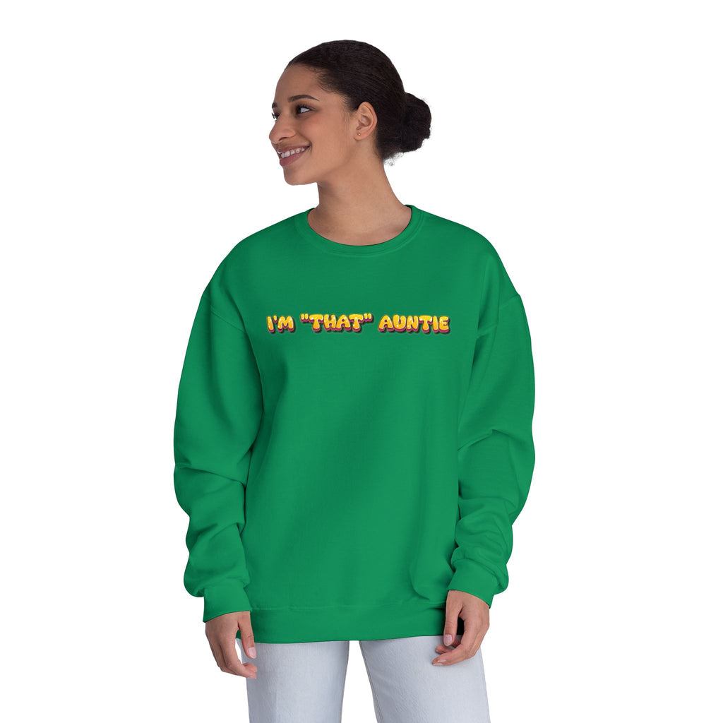 Lightweight Women's Sweatshirt - Im That Auntie Colorful