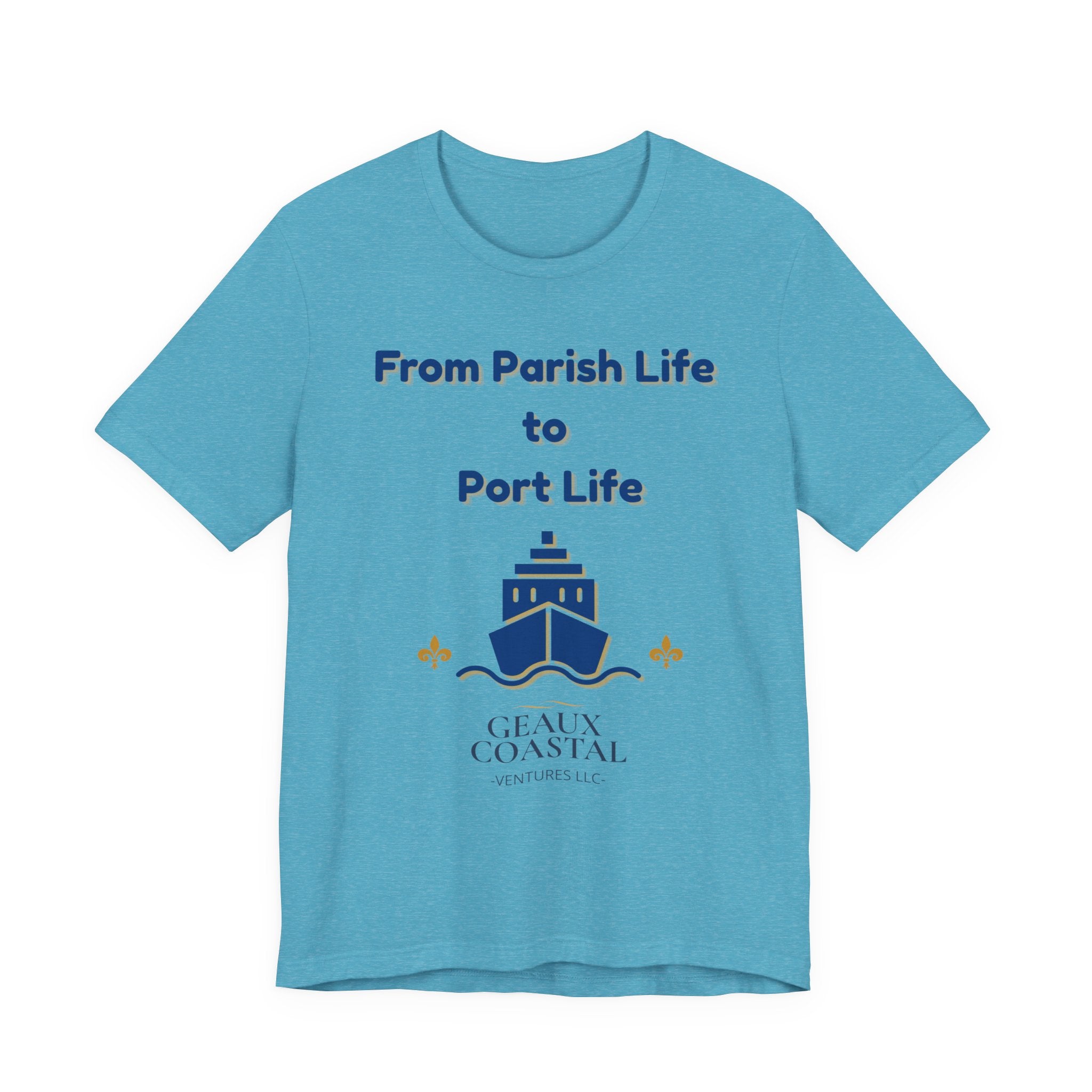 Men or Women Relaxed T Shirt - Parish and Port Cruise T Shirt