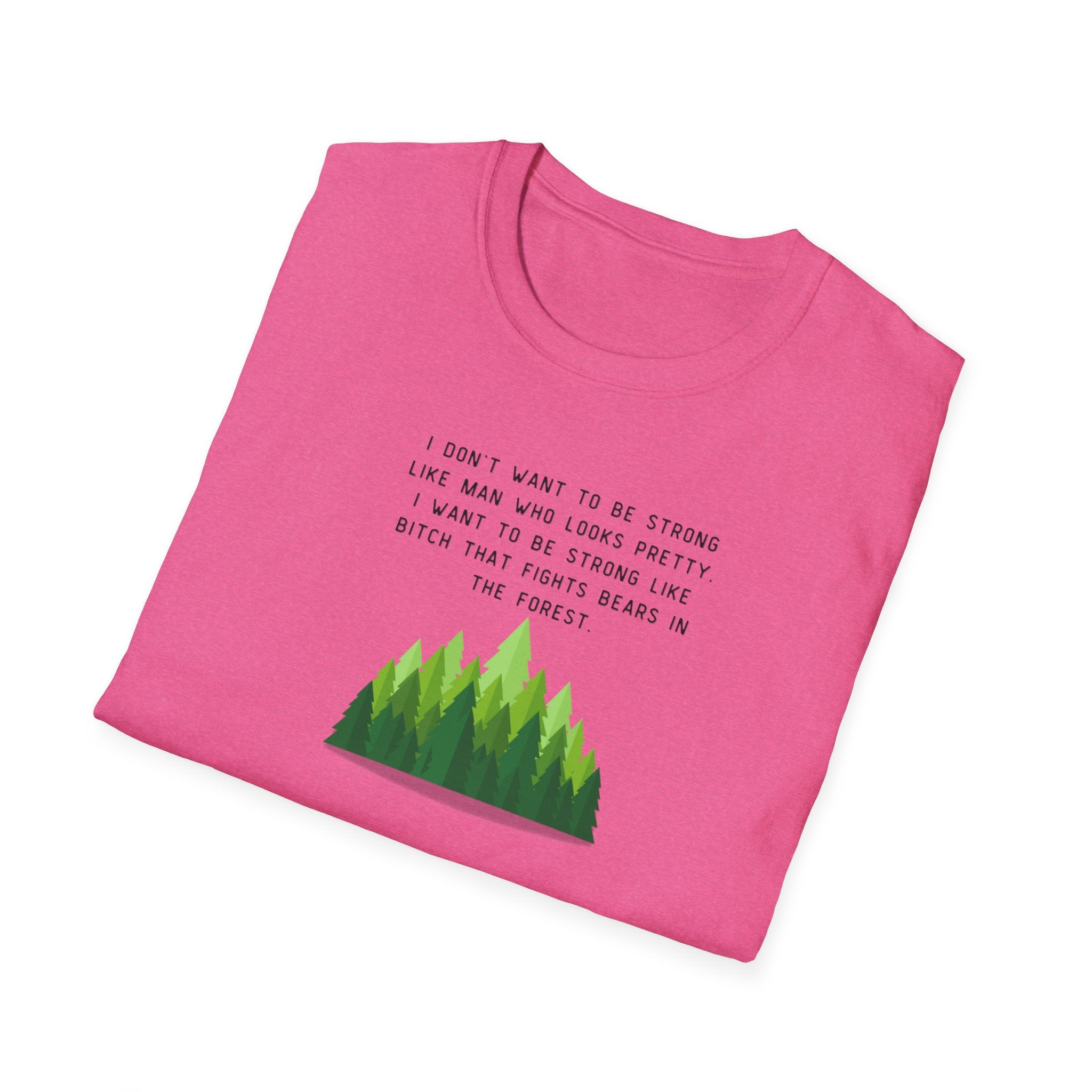 Women's Soft Relaxed Tee - Strong Women - bear