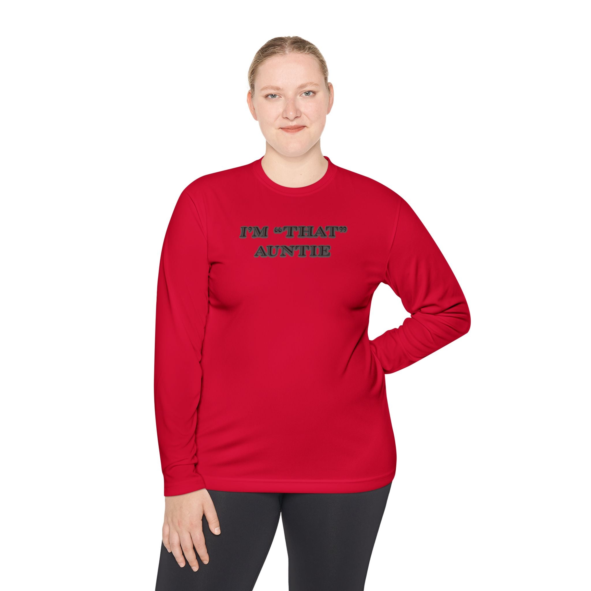 Lightweight Long Sleeve Tee - Women - I'm that Auntie