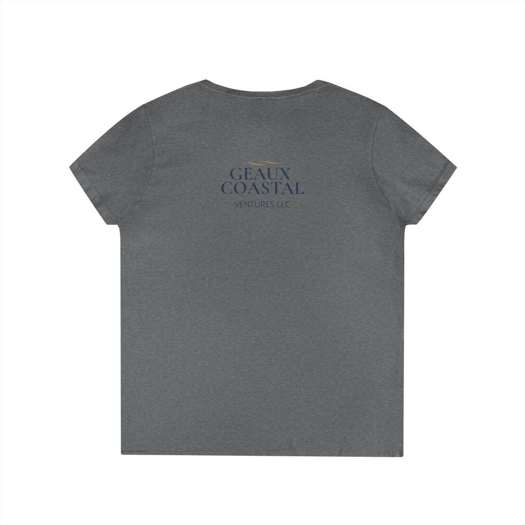 Ladies' V-Neck T-Shirt - Slim Fit - Go Cry About  IT