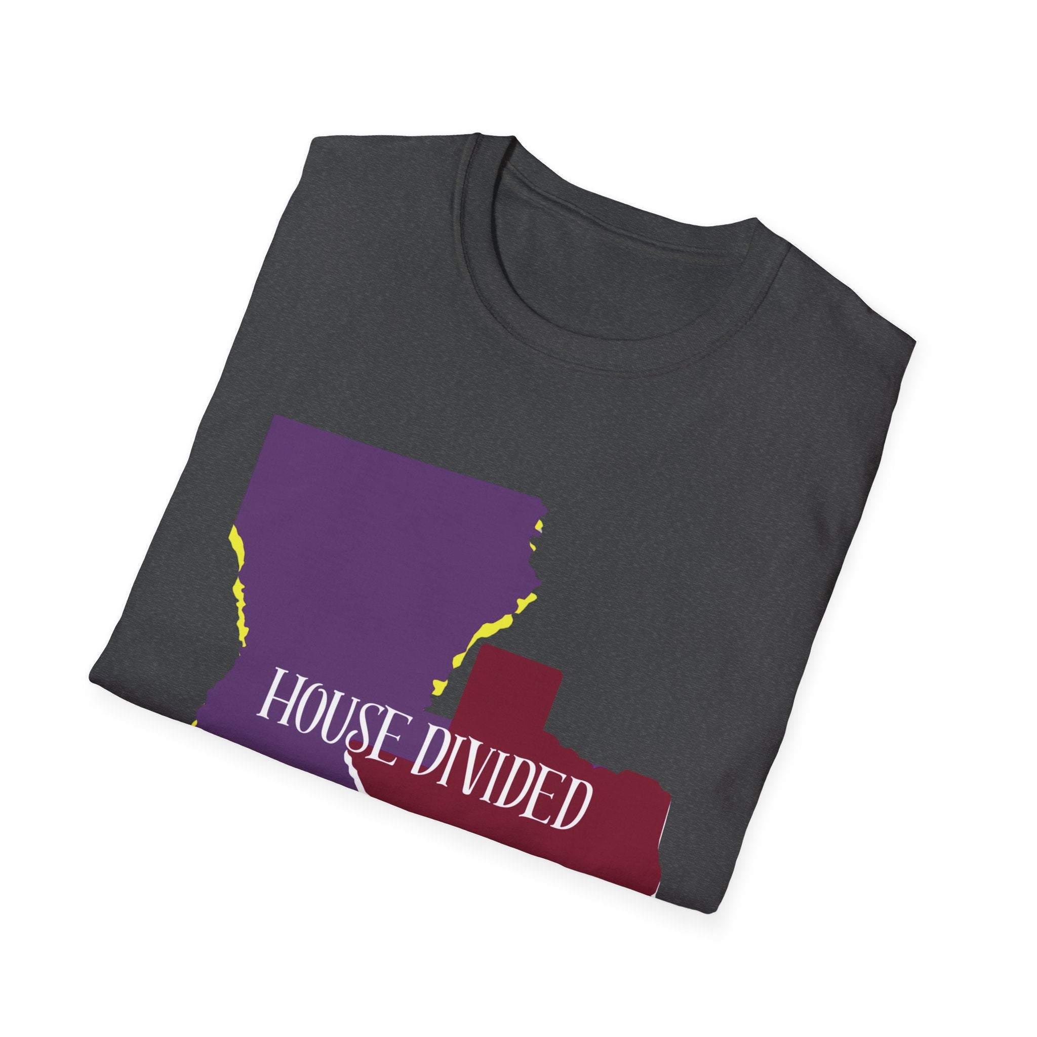 Soft Tee "House Divided"  Men & Women "LSU" "Aggies"