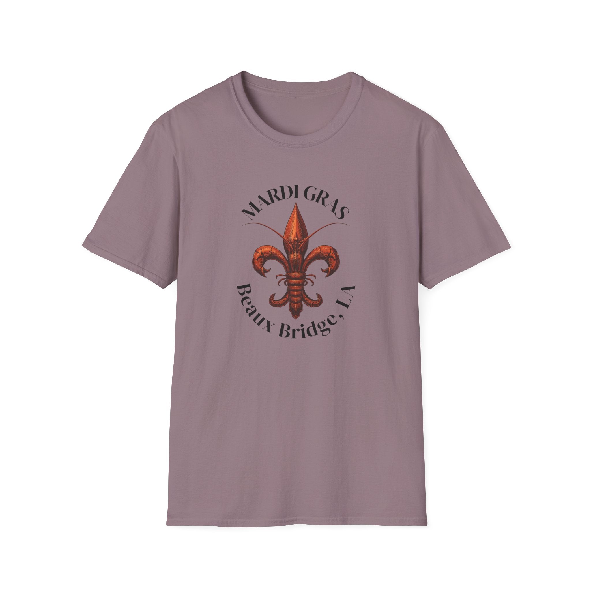 relaxed mens tee - beaux bridge mardi gras