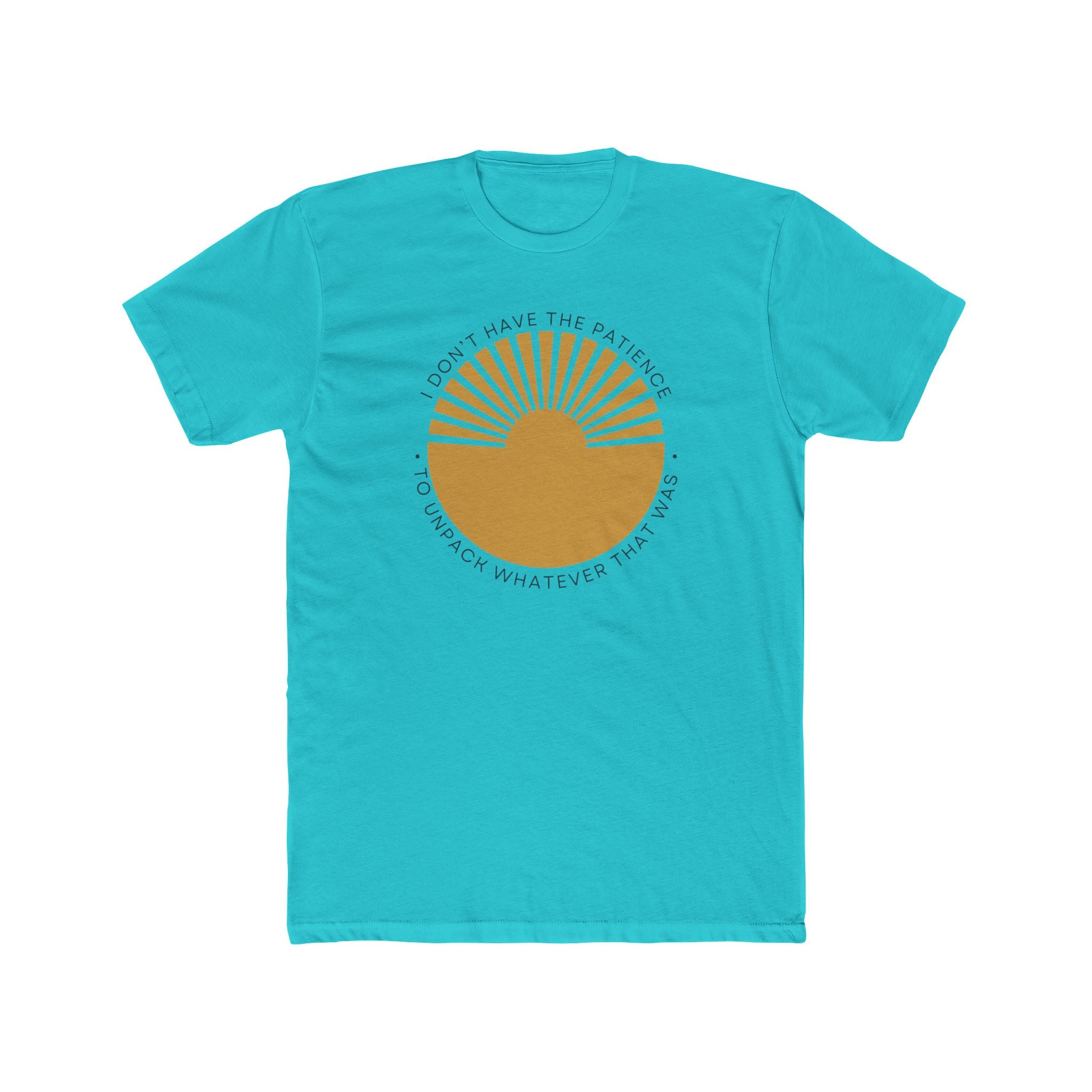 Relaxed Men's Soft Tee - Patience to Unpack
