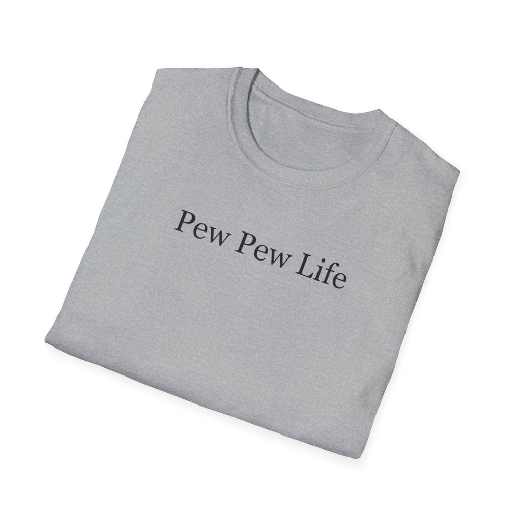 Relaxed Men's Tee - Pew Pew Life