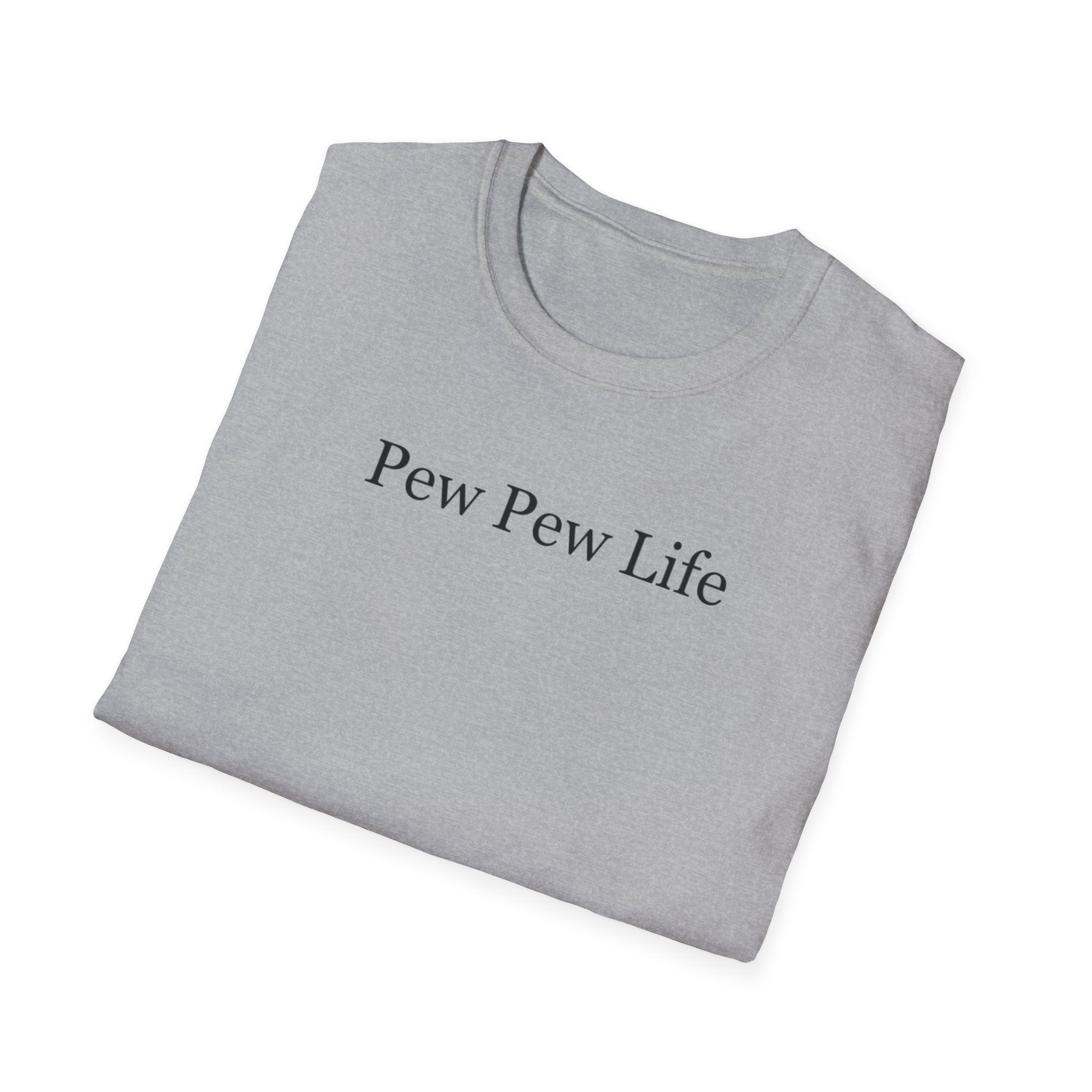 Relaxed Men's Tee - Pew Pew Life