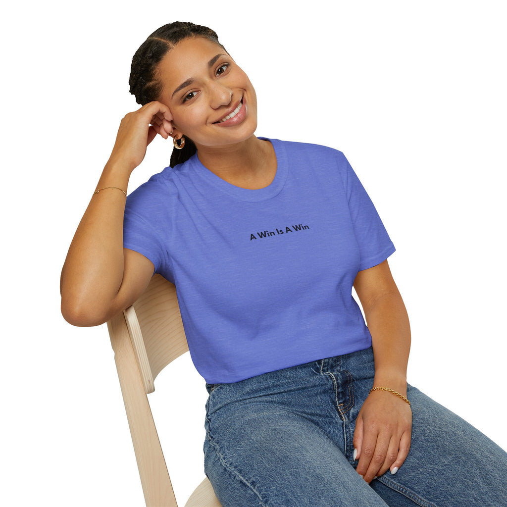 Men & Women Soft Relaxed Tee - a win is a win