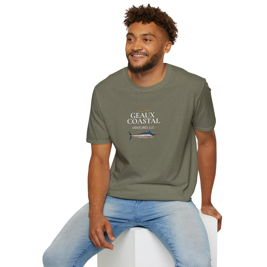 Soft Relaxed Mens Geaux Coastal Marlin Tee