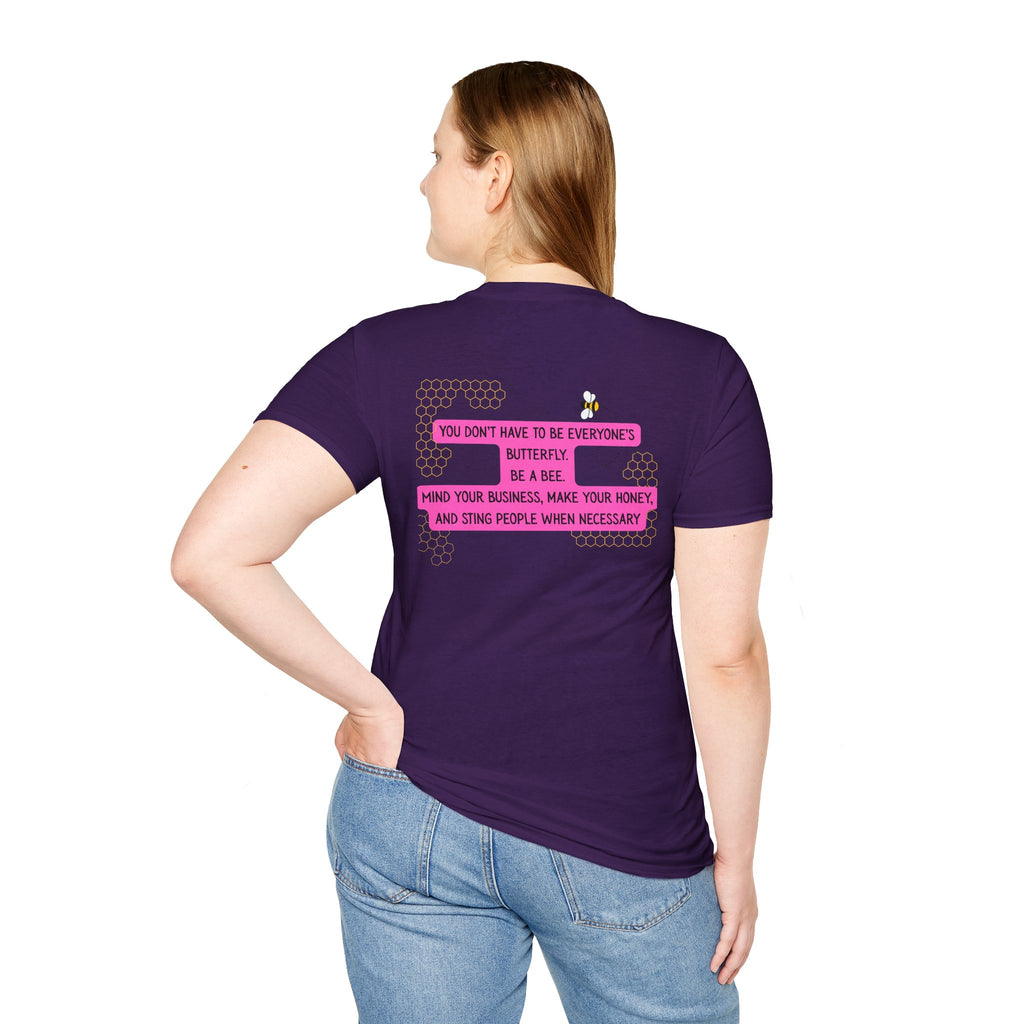 Ladies Soft Relaxed Tee - Be a Bee Funny