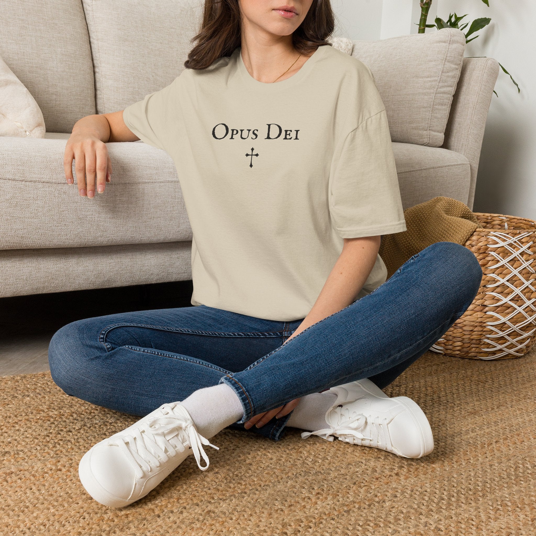 Men and Women - Relaxed T Shirt - Opus Dei