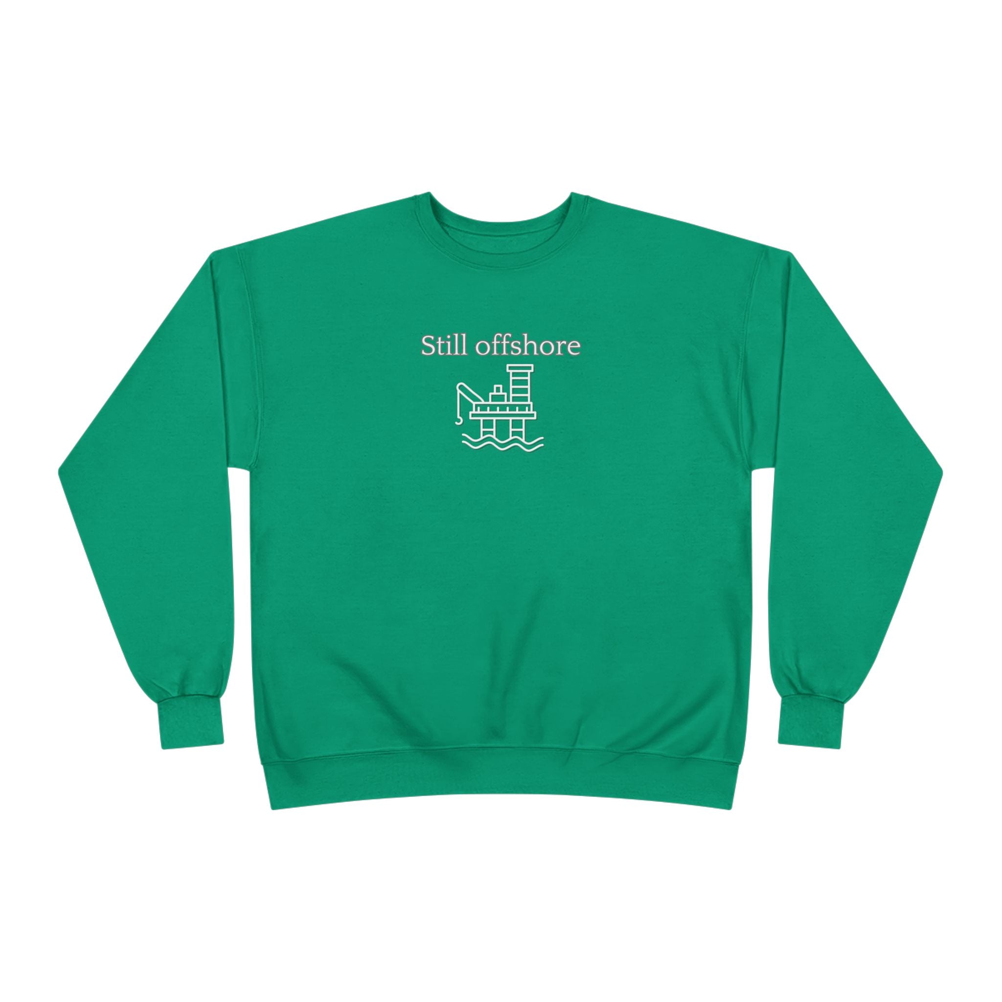 Relaxed Soft Ladies Sweatshirt - He's Offshore - oilfield
