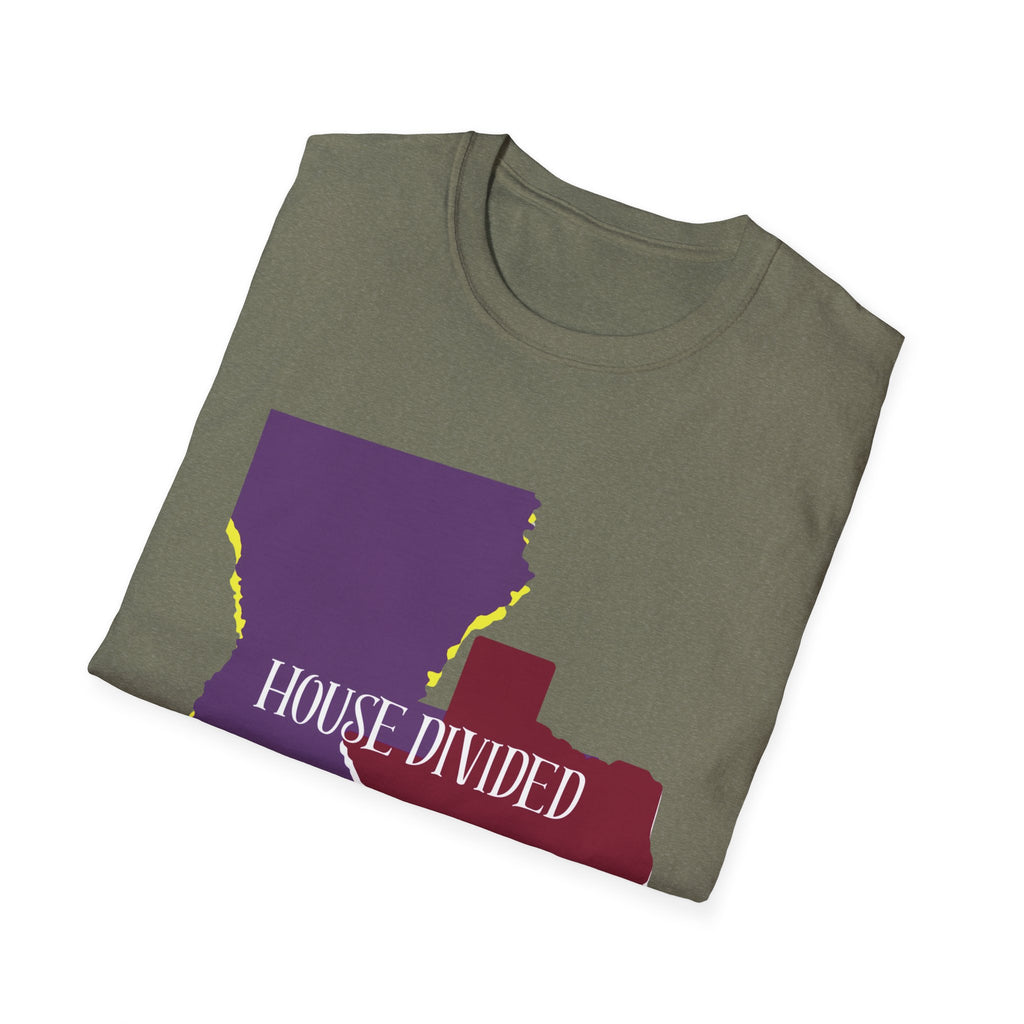 Soft Tee "House Divided"  Men & Women "LSU" "Aggies"