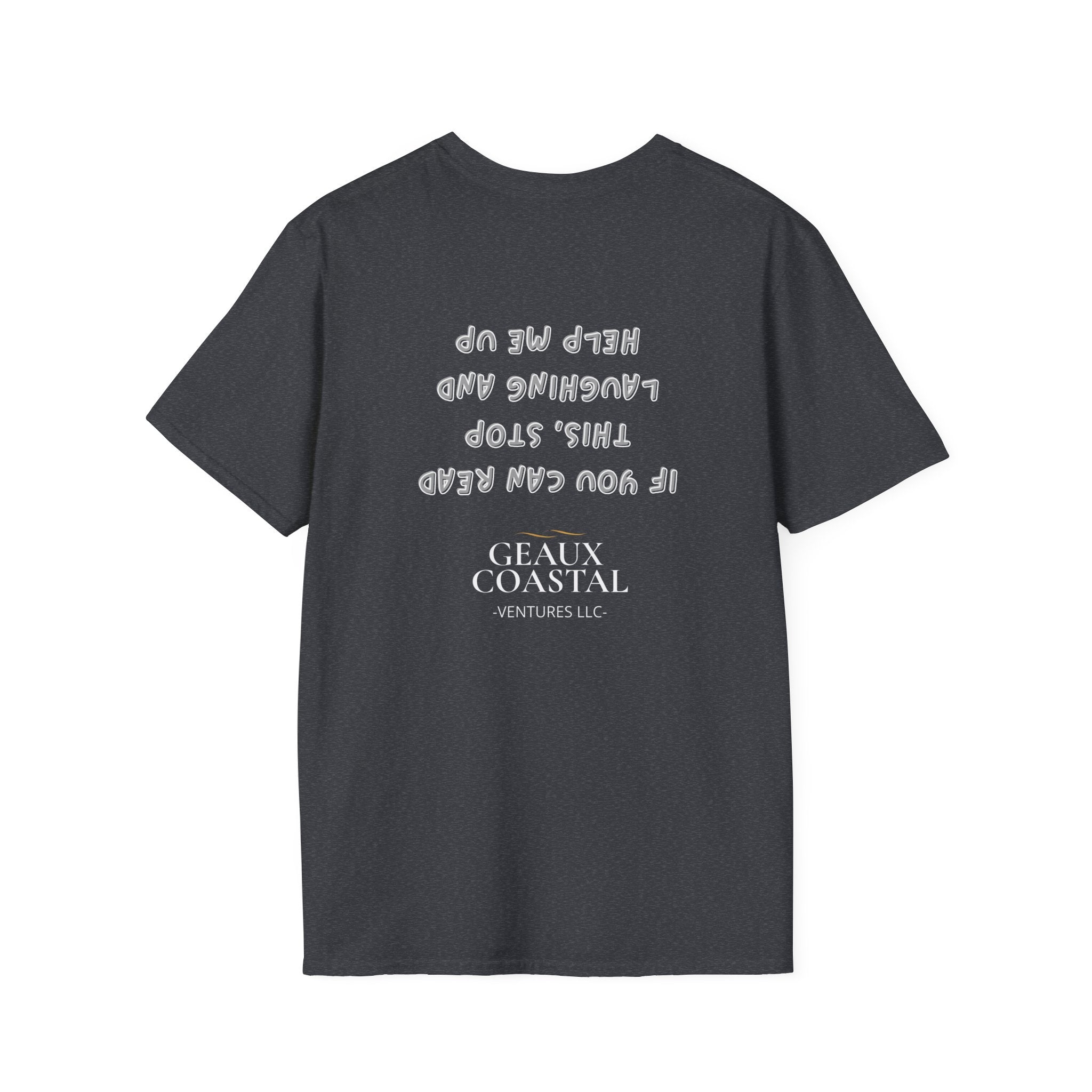 Men and Women ( Soft ) t Shirt - Here Fishy Fishy with Funny BACK - Regular Fit