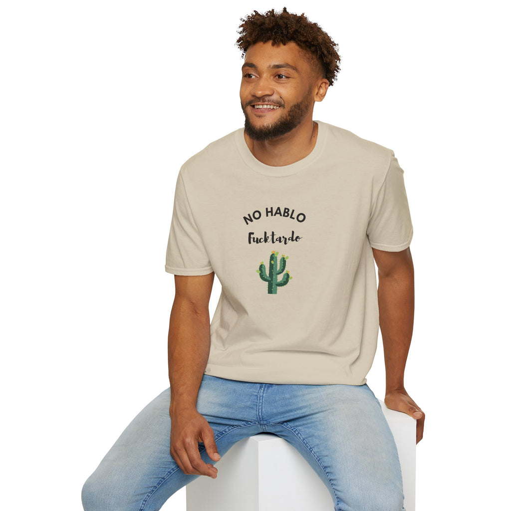 Relaxed Tee - Men & Women - No Hablo with 1 Cactus