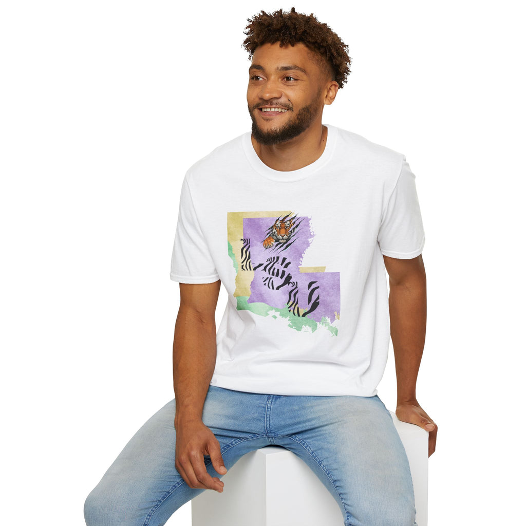 Mens Soft and Relaxed T Shirt - LSU Tigers
