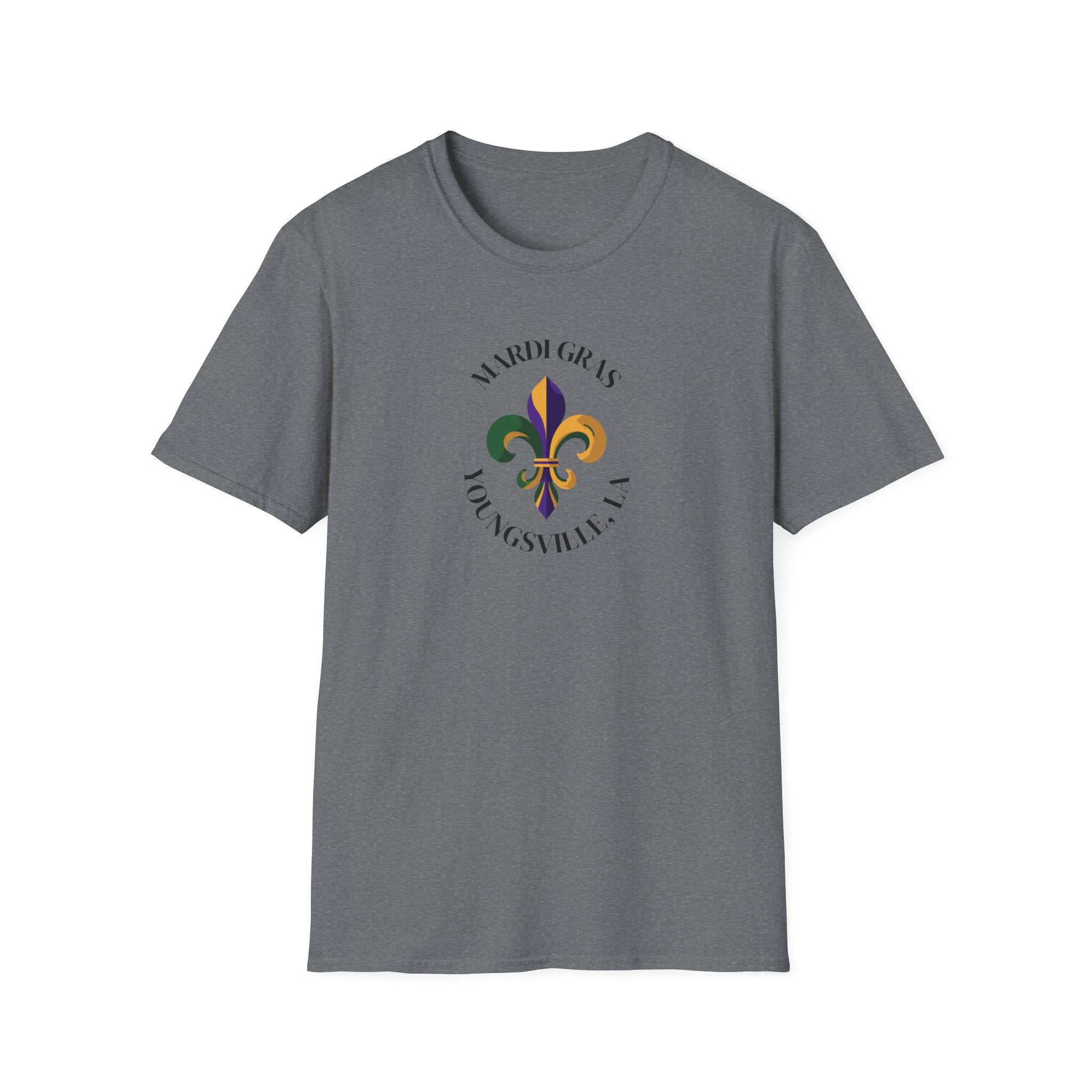 Relaxed Soft T Shirt-  Men and Woman Mardi Gras Youngsville La