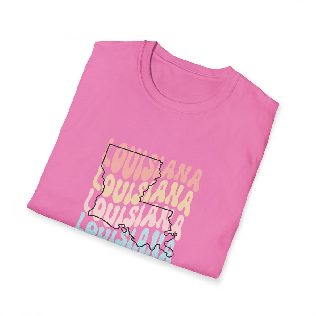 Womens Soft Relaxed Tee - Louisiana