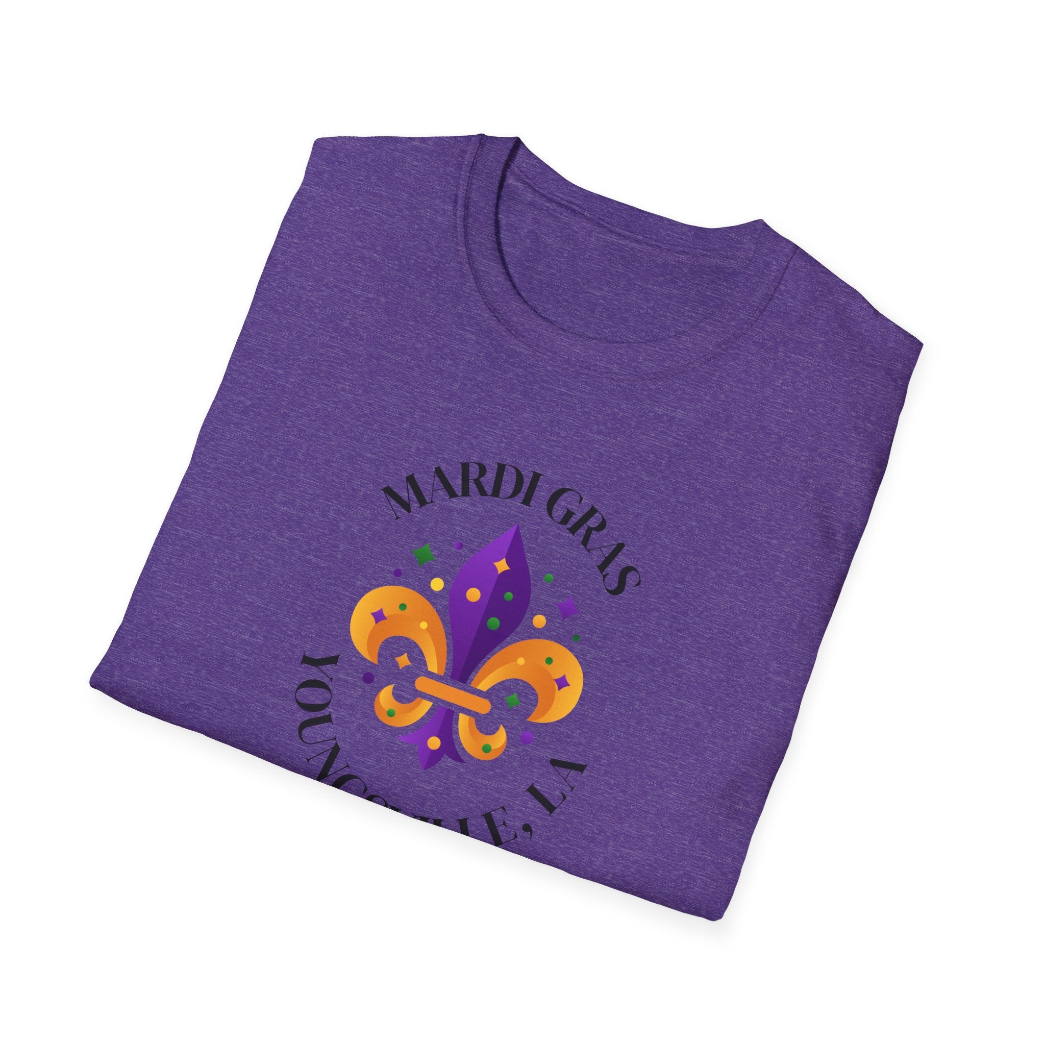 Relaxed Soft Tee for Men and Women Mardi Grad Youngsville La