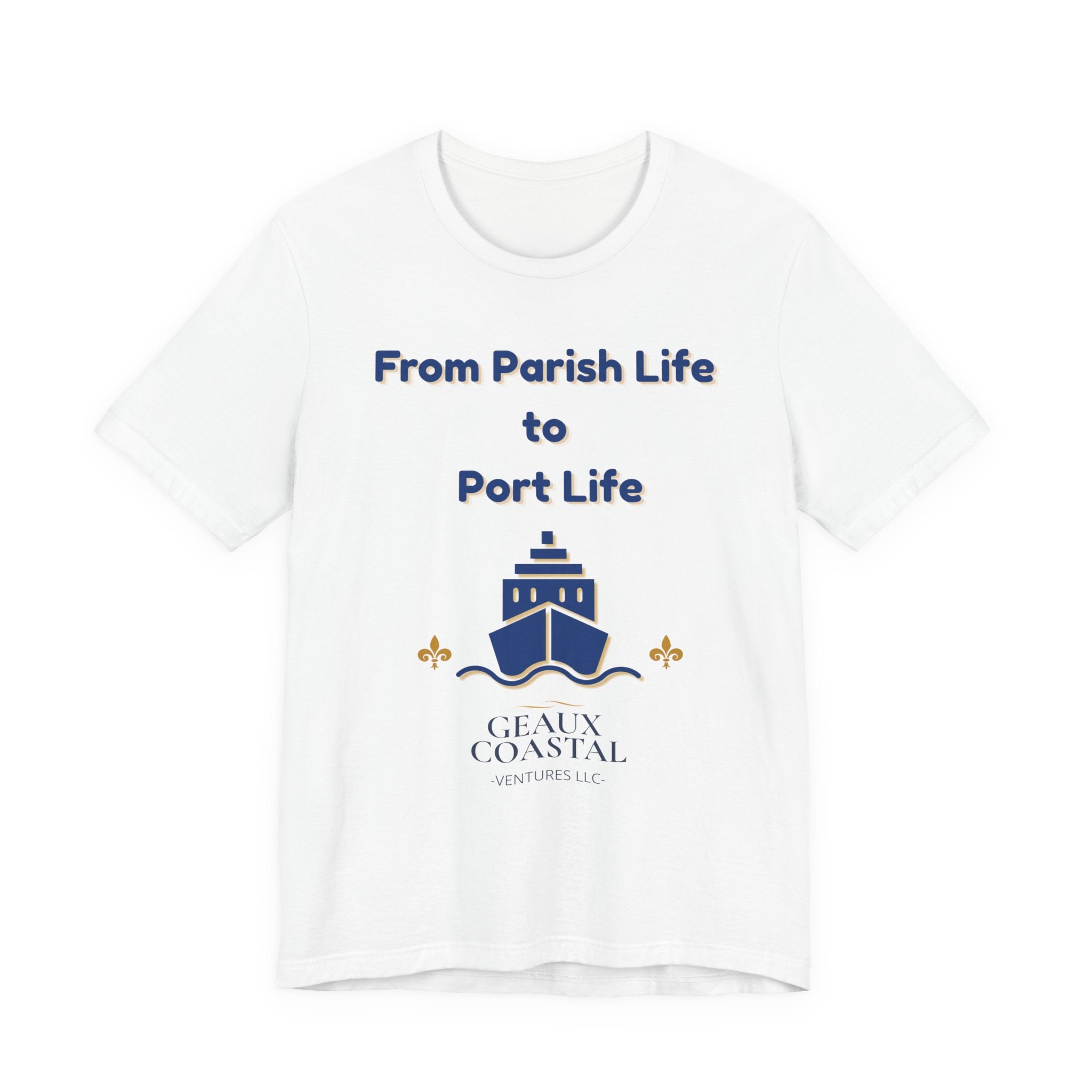 Men or Women Relaxed T Shirt - Parish and Port Cruise T Shirt