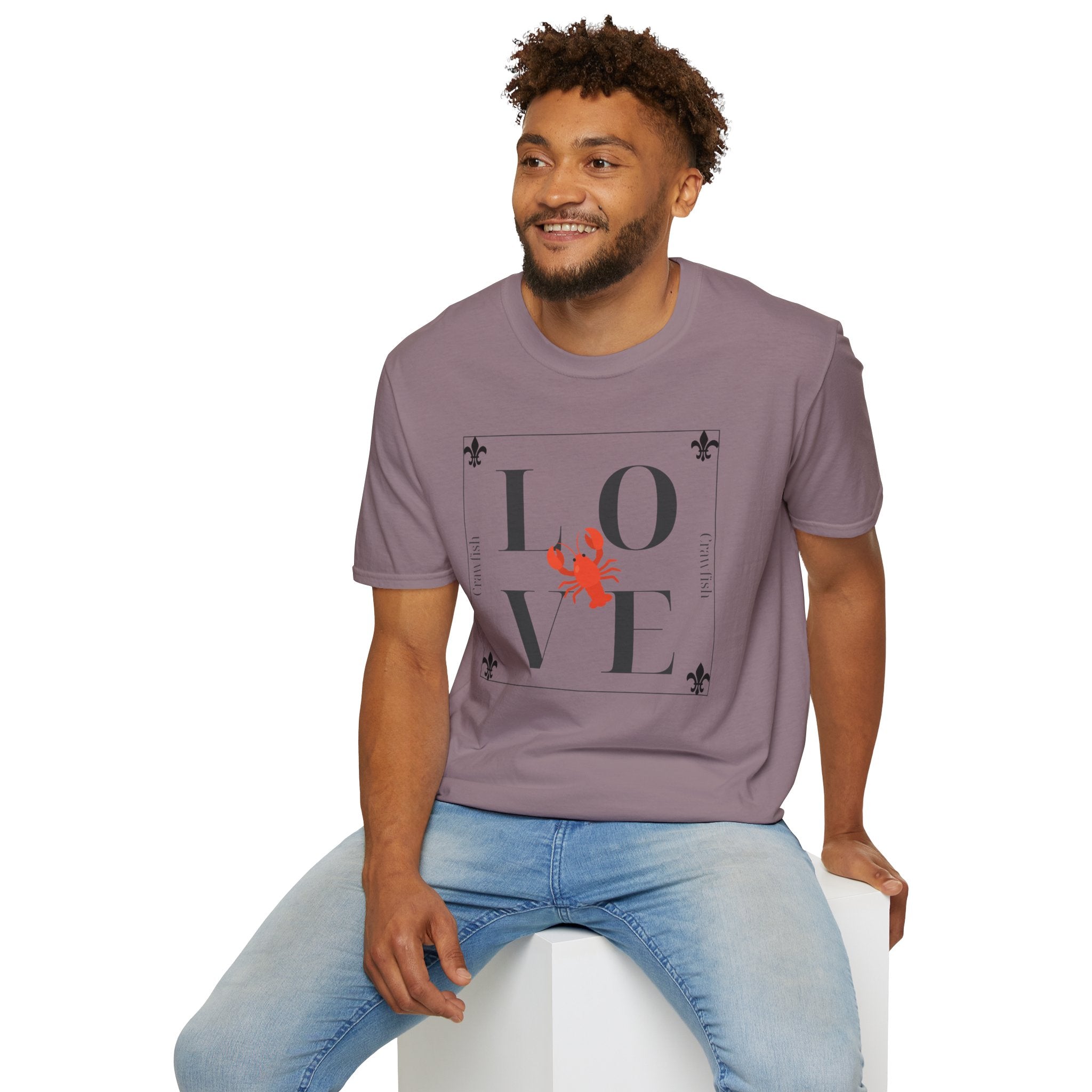 Unisex Soft Relaxed Tee - Crawfish Love (Men & Women)