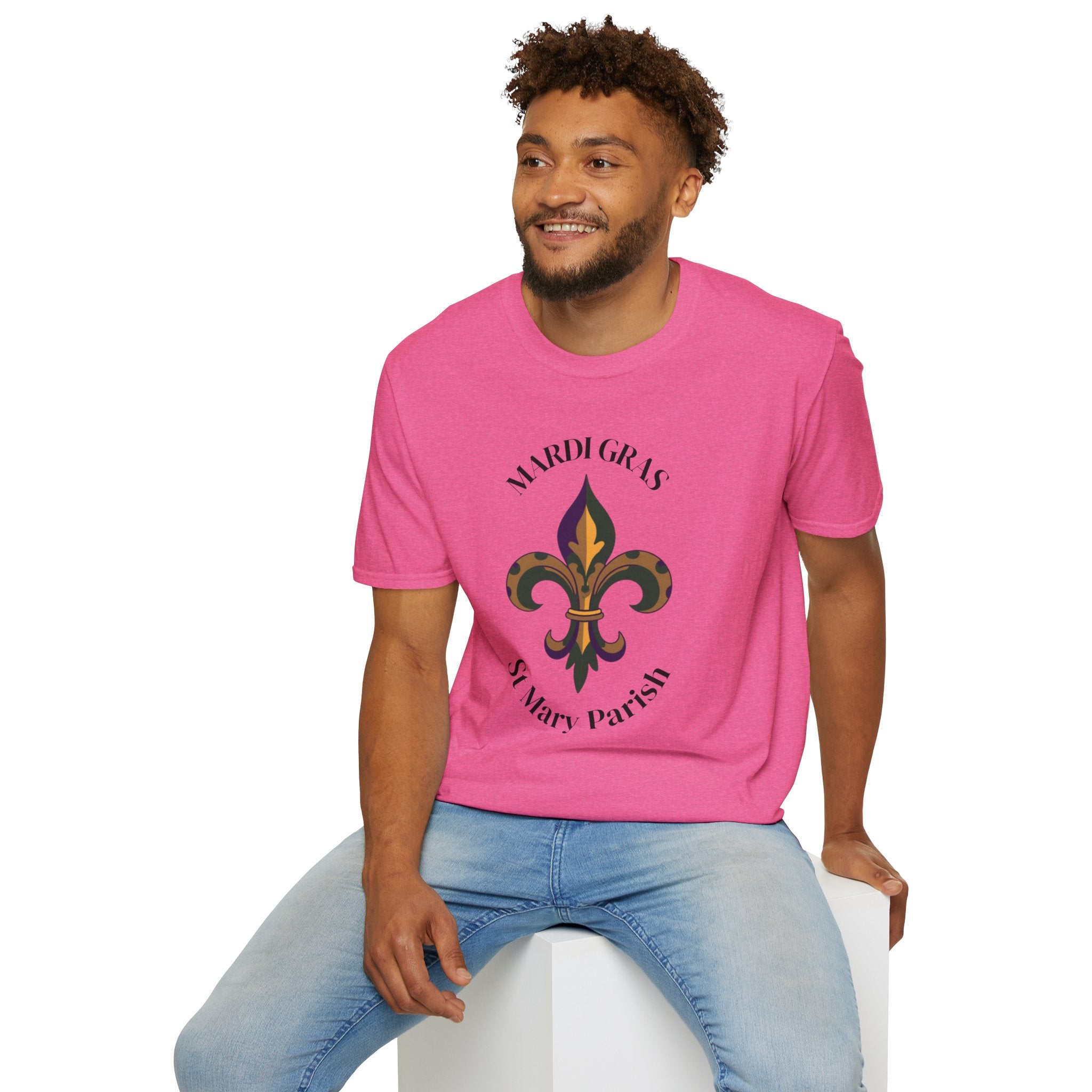Relaxed Tee Men and Women- Mardi Gras St Mary Parish