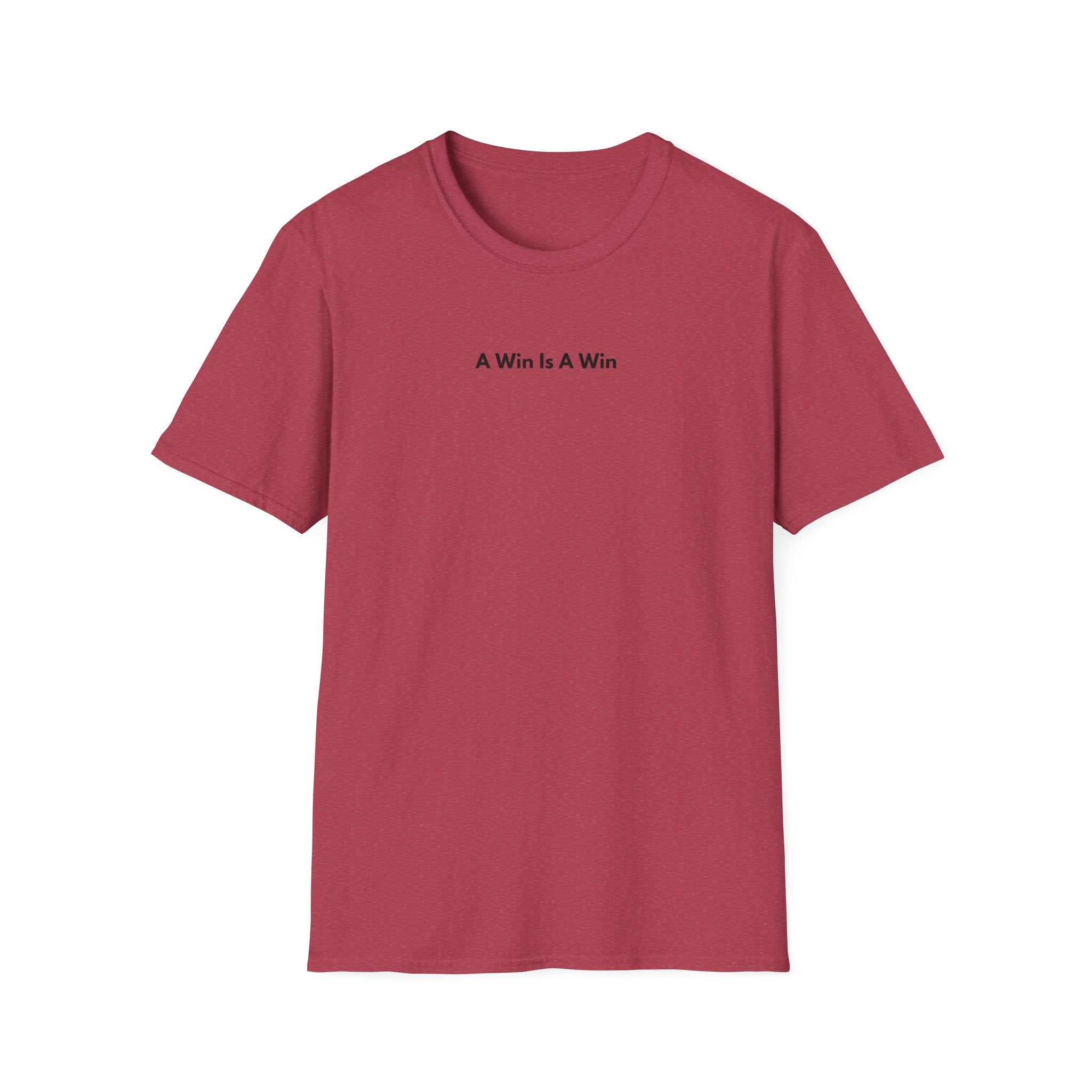 Men & Women Soft Relaxed Tee - a win is a win