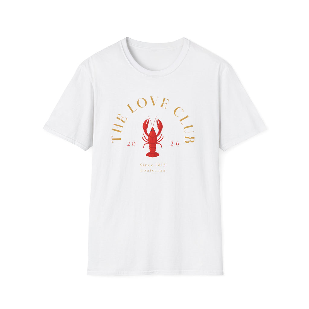 Relaxed Tee - The Love Club in Gold Fancy- Crawfish (Gold) Men & Women
