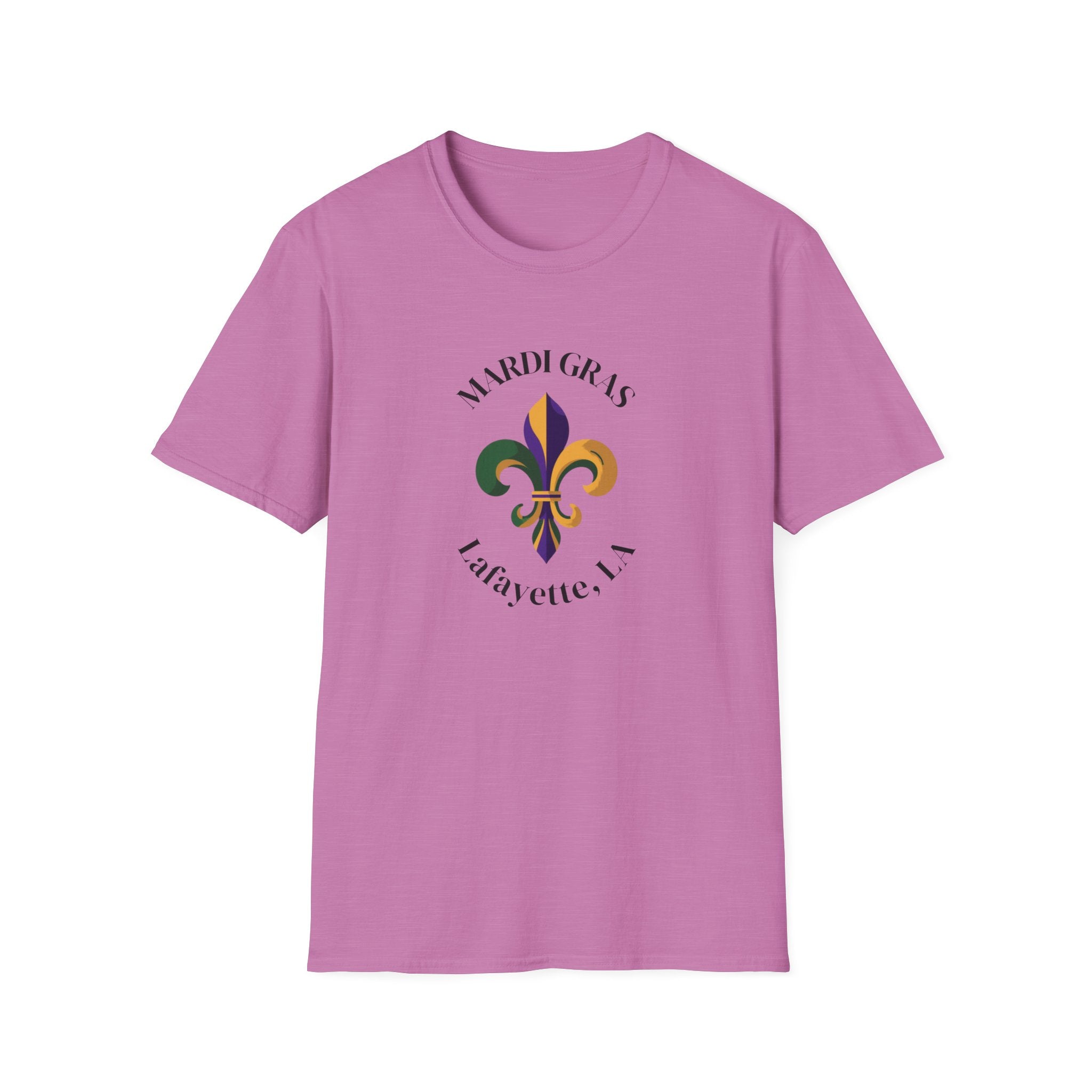 Relaxed Tee Men and Women  Mardi Gras Lafayette La
