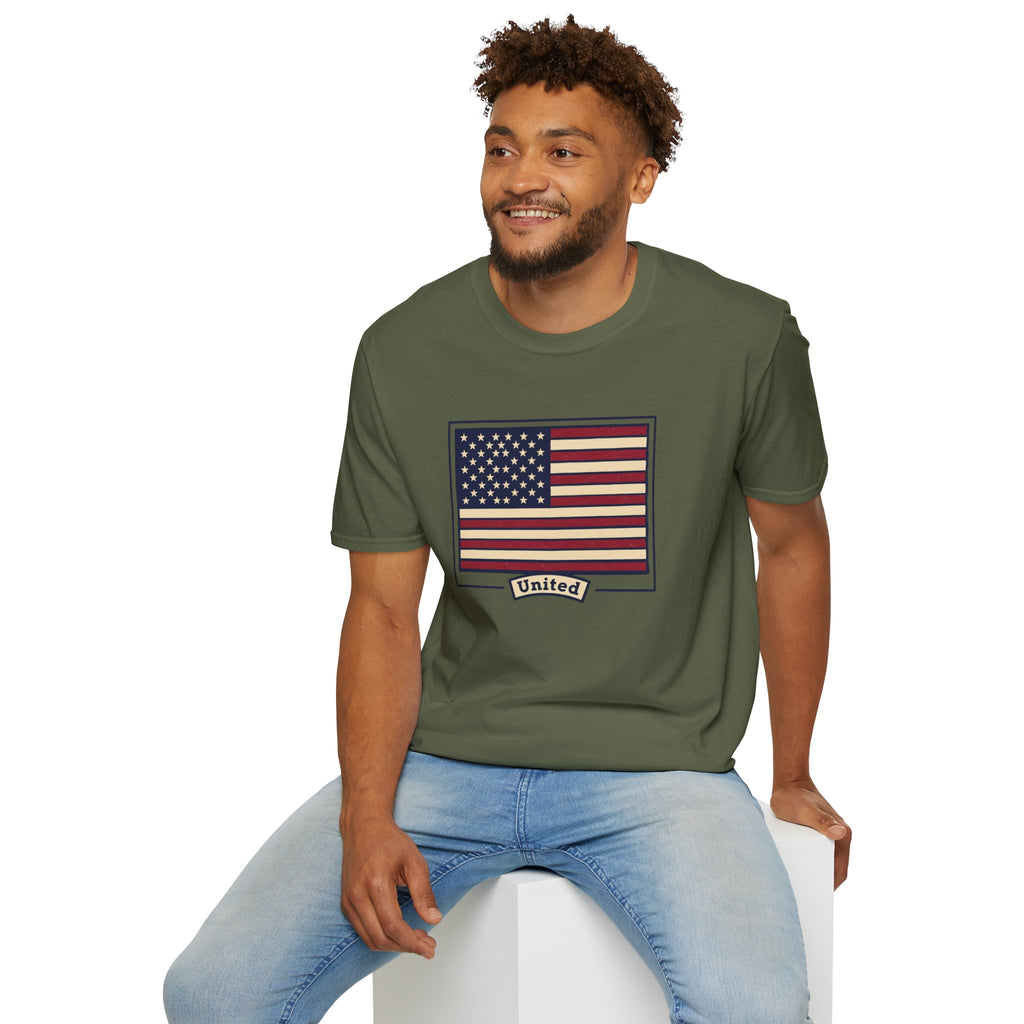 Men and Women - Regular Fit - American Flag and George Washington
