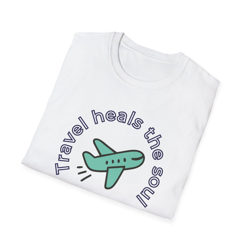 Comfty Woman's  Softstyle T-Shirt - "Travel"  "Heals The Soul"