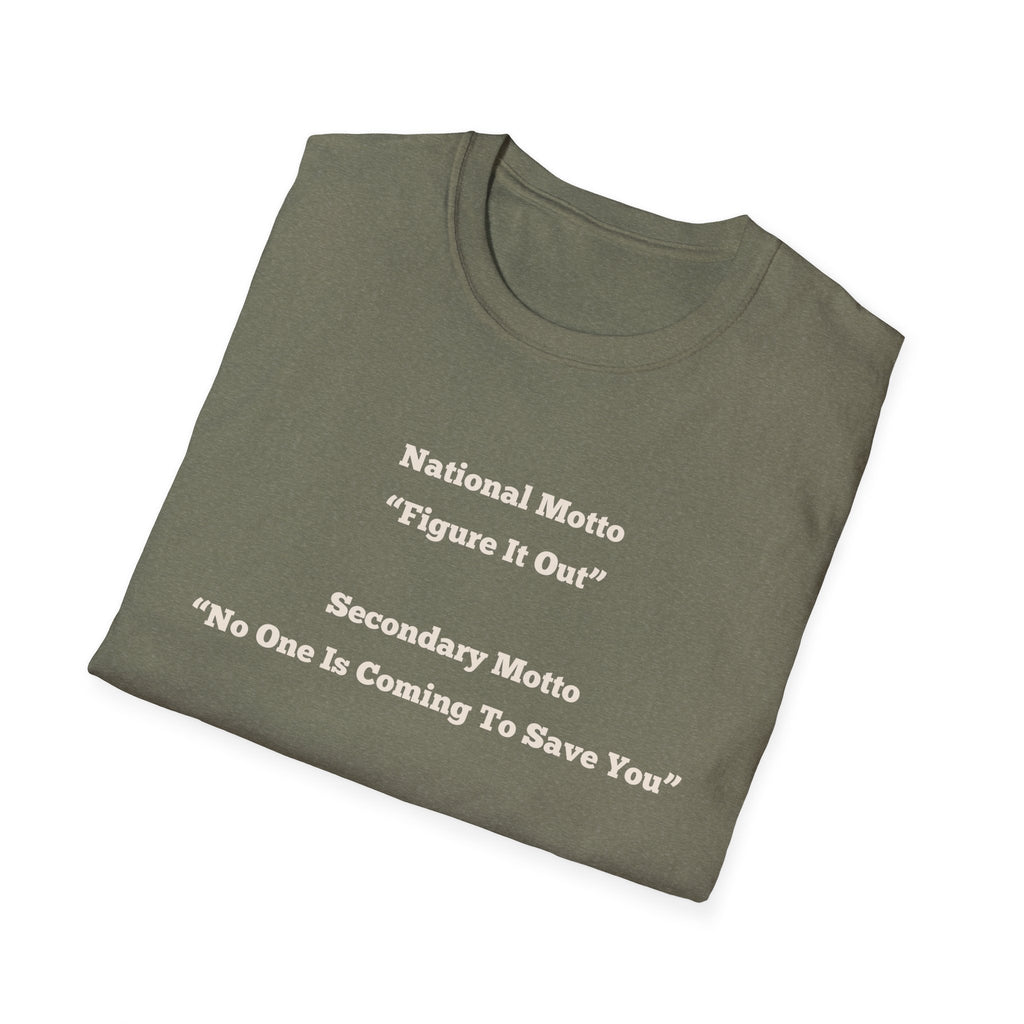 Men's Relaxed Tee - Motto Figure it Out