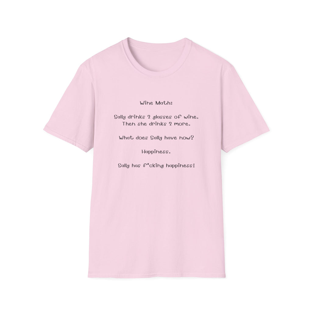 Woman Soft T Shirt - Regular Fit - Wine Math